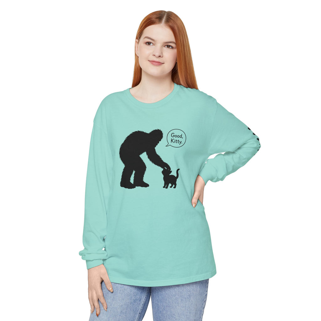 Bigfoot & Kitty “Good, Kitty.” Long Sleeve Shirt