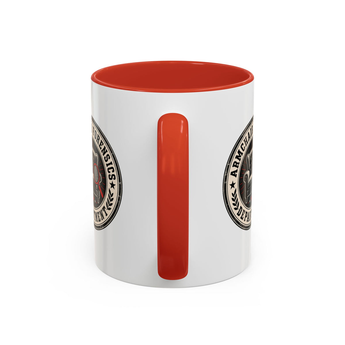 Armchair Forensics Department Accent Coffee Mug, True Crime Mug, 11 oz & 15 oz