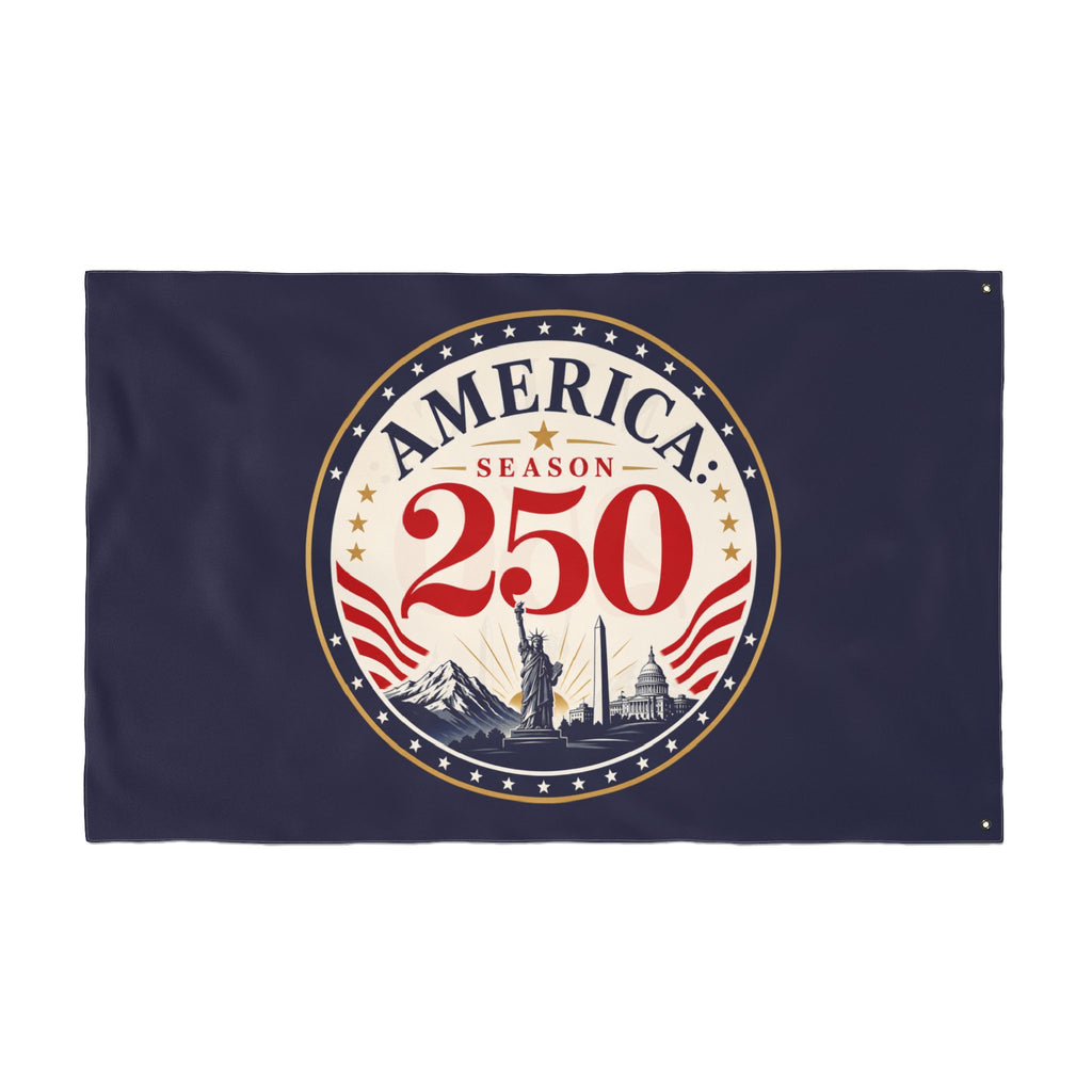 America 250 Season Flag | Patriotic Americana Double-Sided House Flag