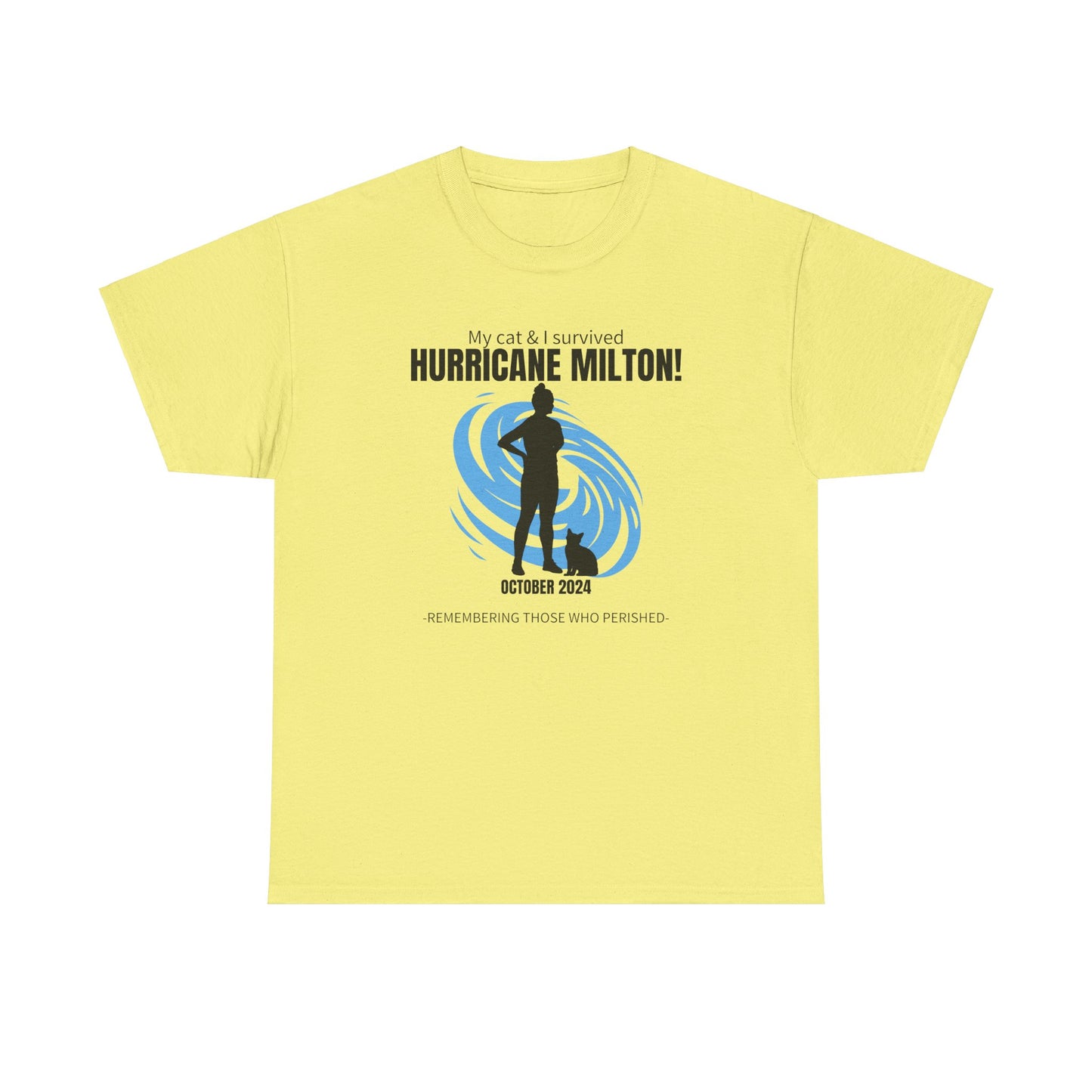 Hurricane Milton Survivor Unisex Heavy Cotton Tee