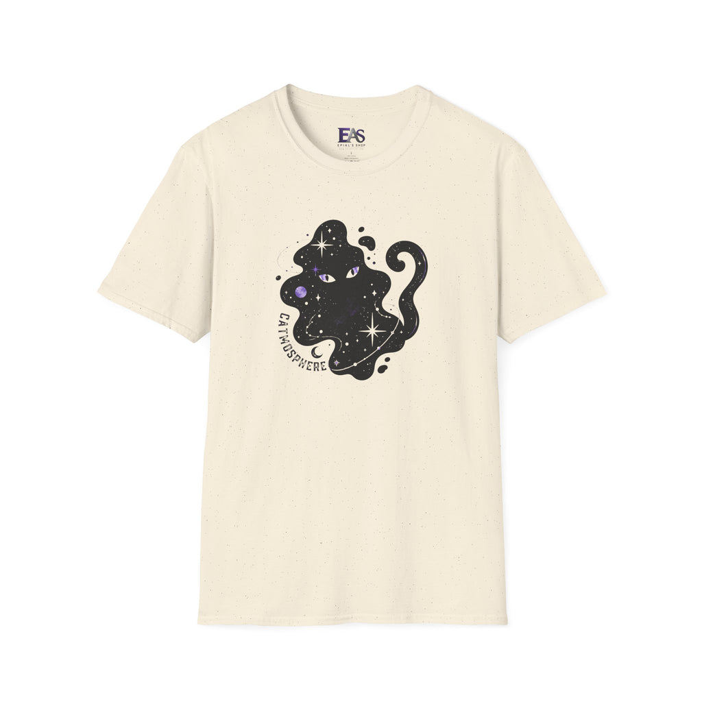 Catmosphere Cosmic Cat T-Shirt | Celestial Black Cat Graphic Tee