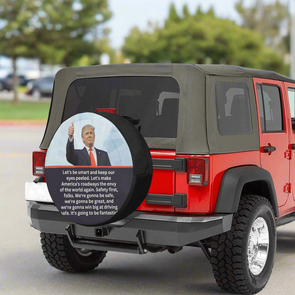 Trump Safe Spare Tire Cover (Medium)(16")