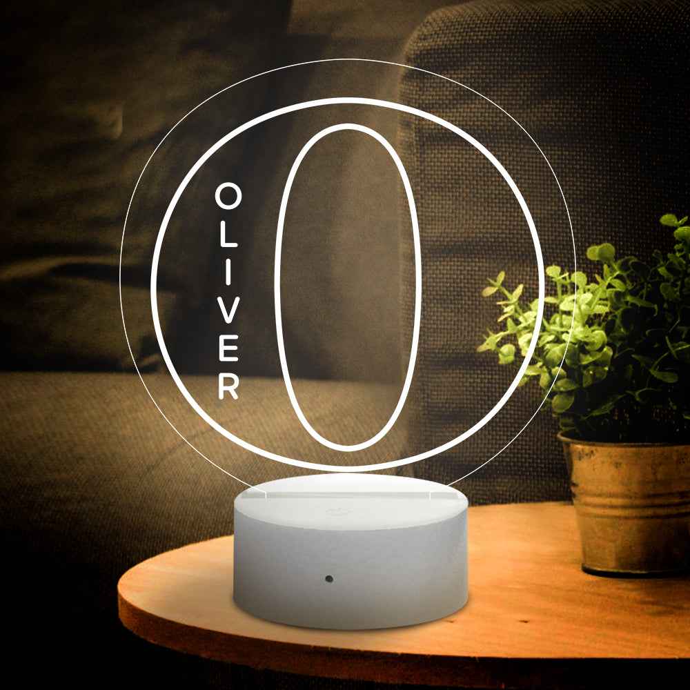 LED A–Z Personalized Lamp | “Yes, It’s Your Name. Obviously.”