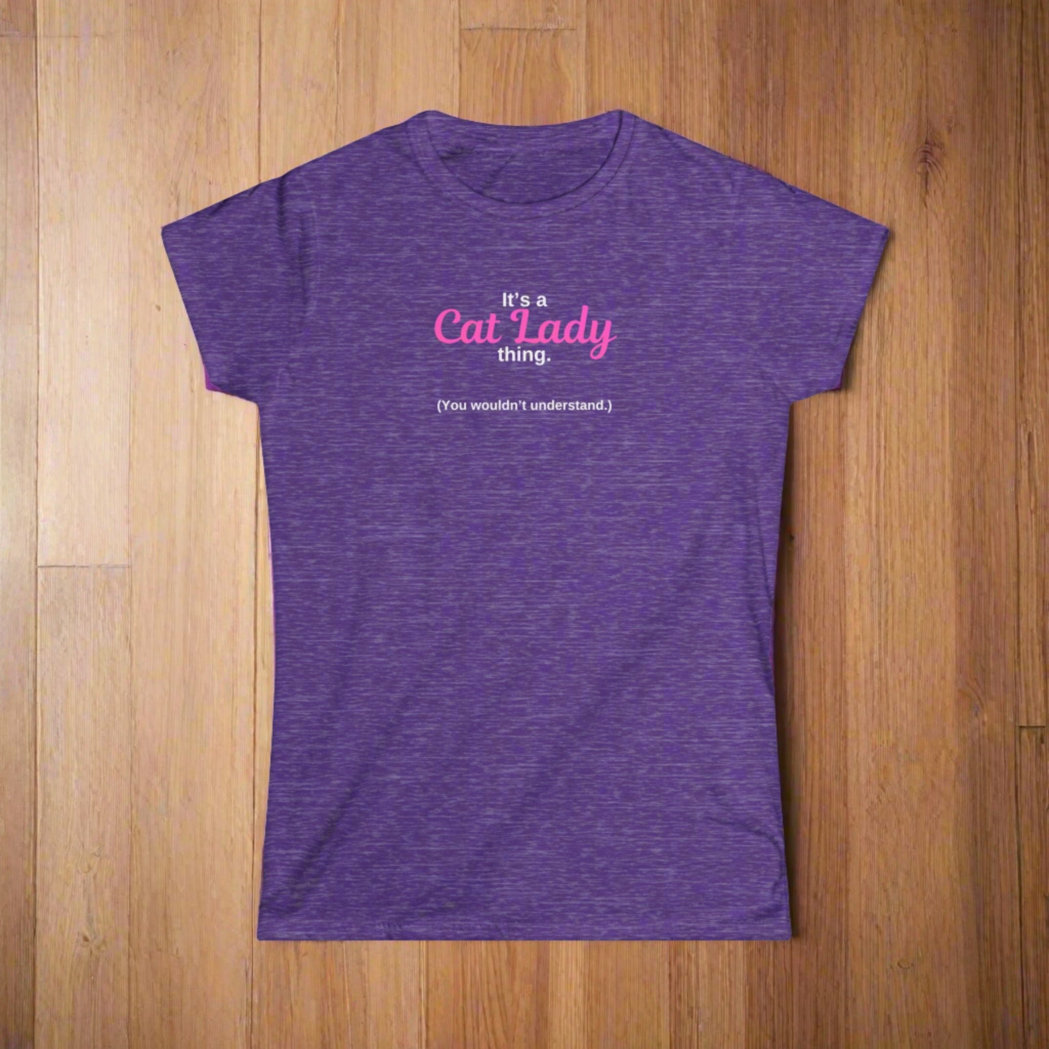 Cat Lady Thing Women's Softstyle Tee - T - Shirt - Epileptic Al’s Shop