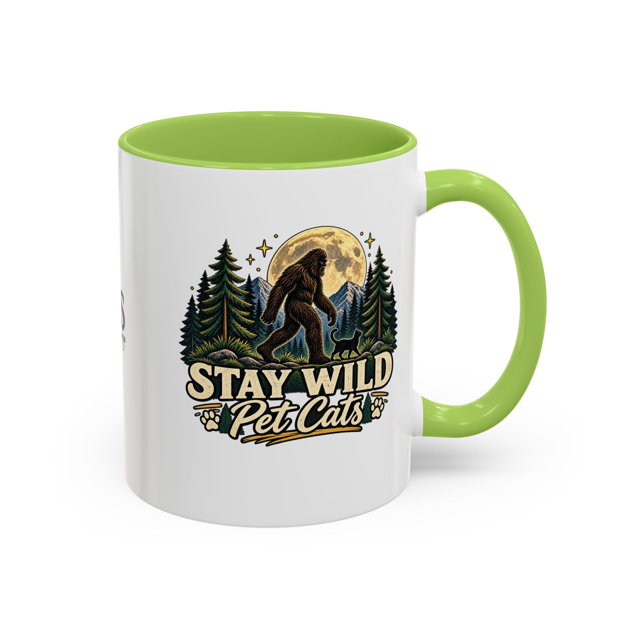 Stay Wild Pet Cats Sasquatch Accent Mug