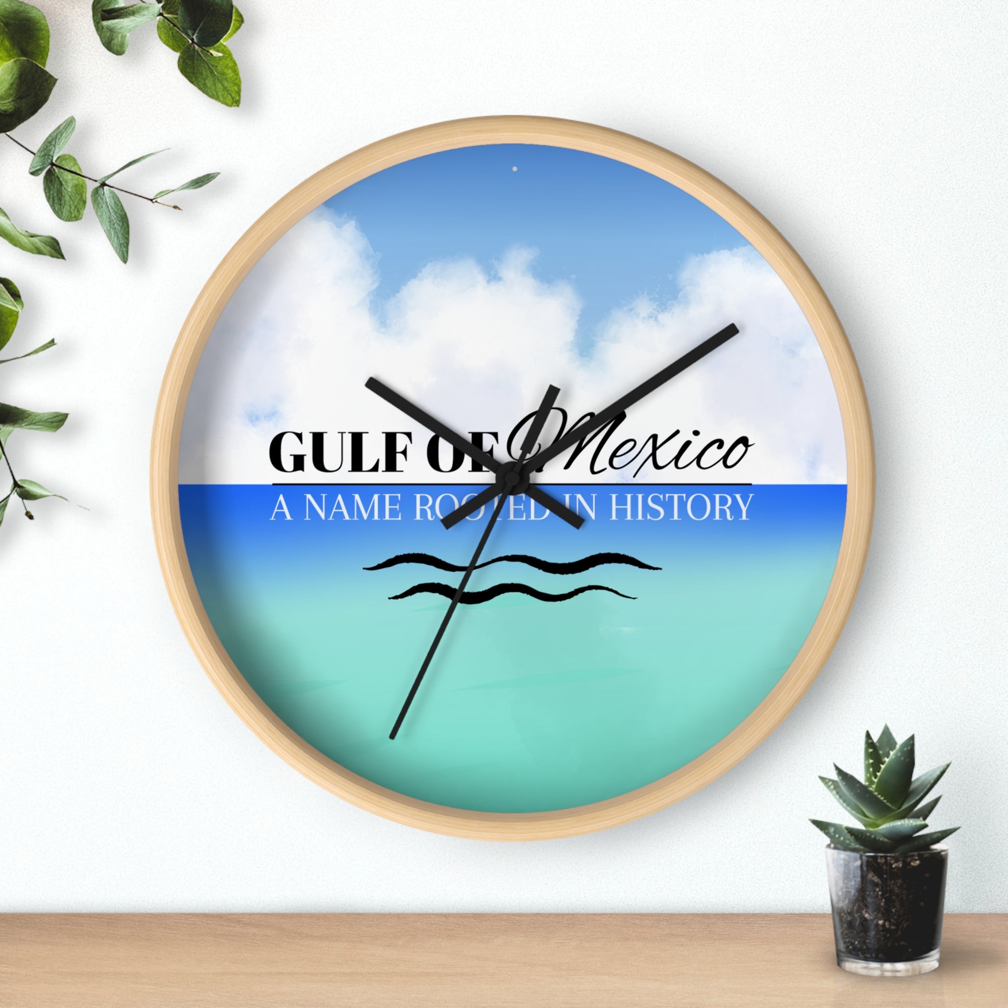 Gulf of Mexico Wall Clock