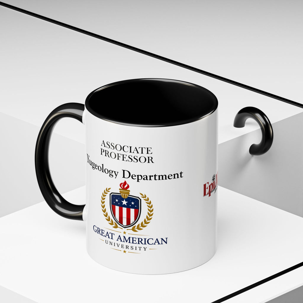 Associate Professor – Yugeology Department Coffee Mug | Political Parody