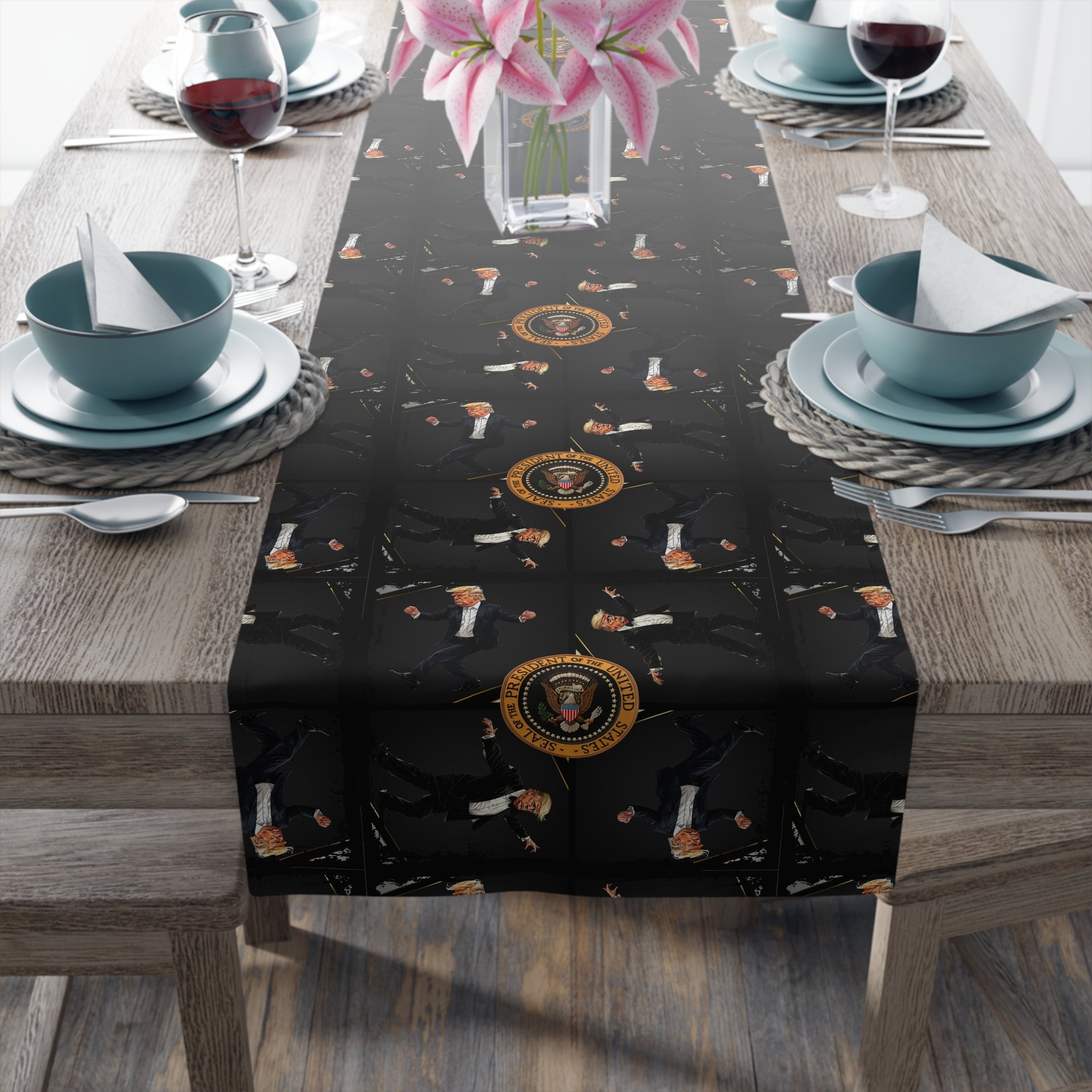 Dancing President Table Runner