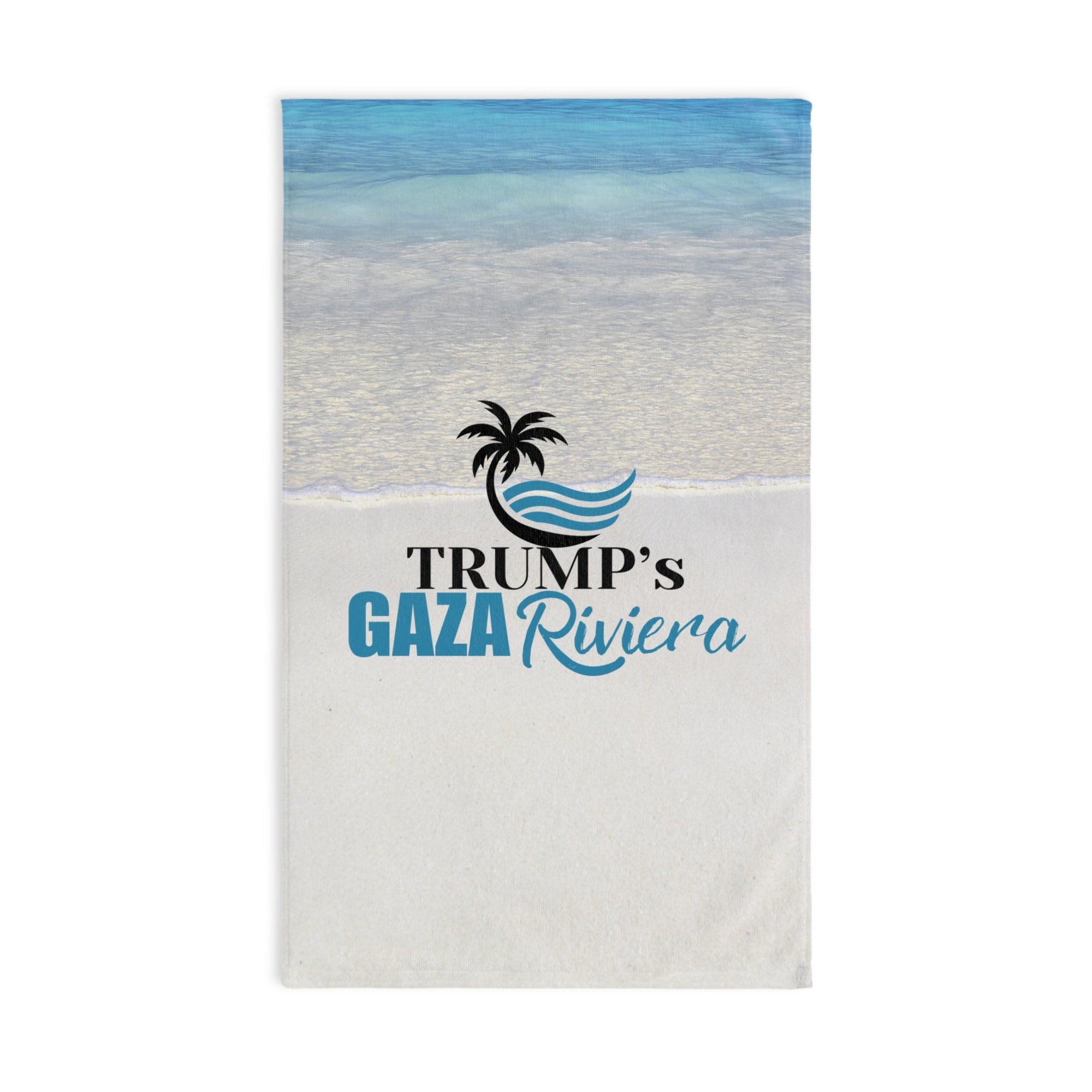 Trump's Gaza Riviera Hand Towel Printify