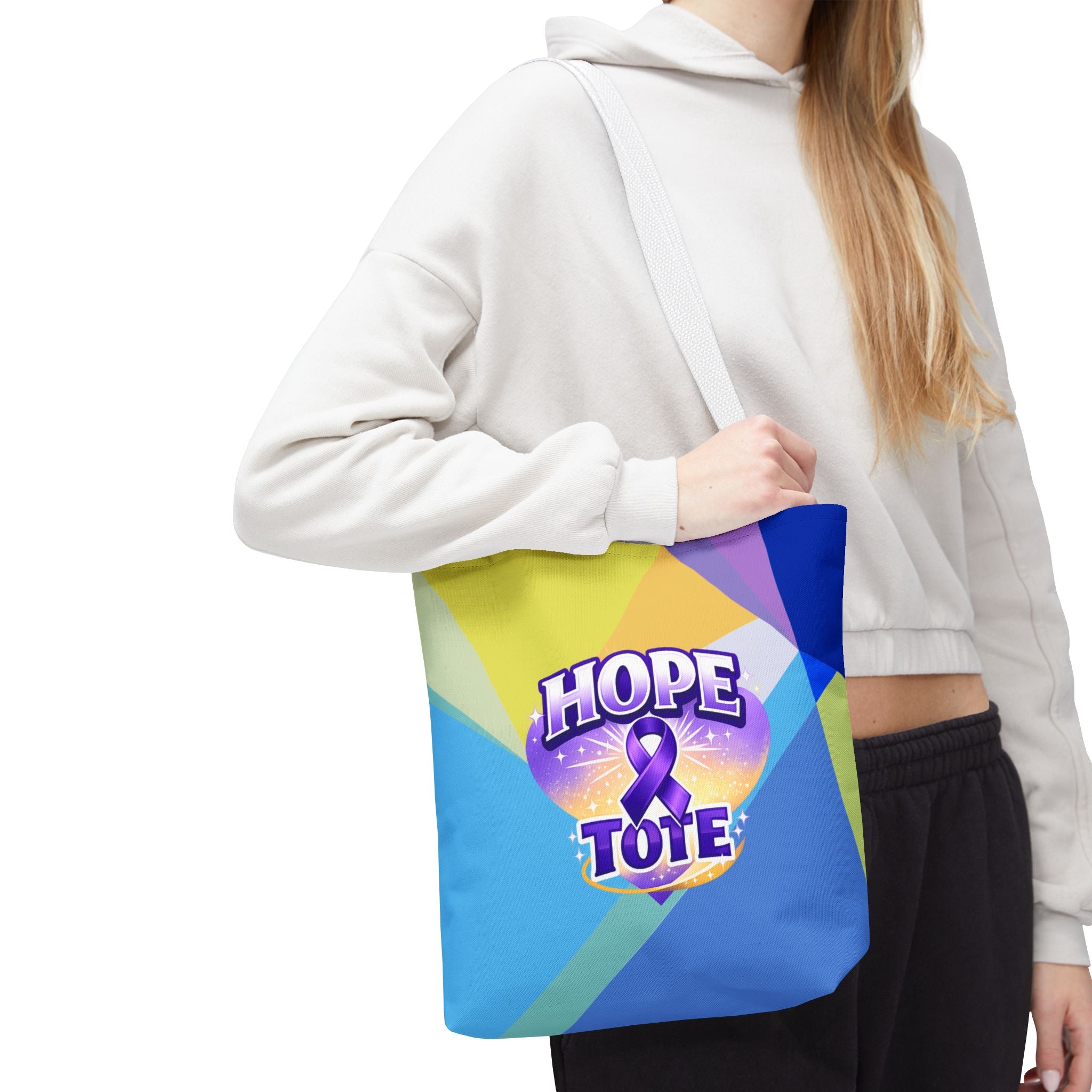 Hope Tote Epilepsy Awareness Ribbon Tote Bag