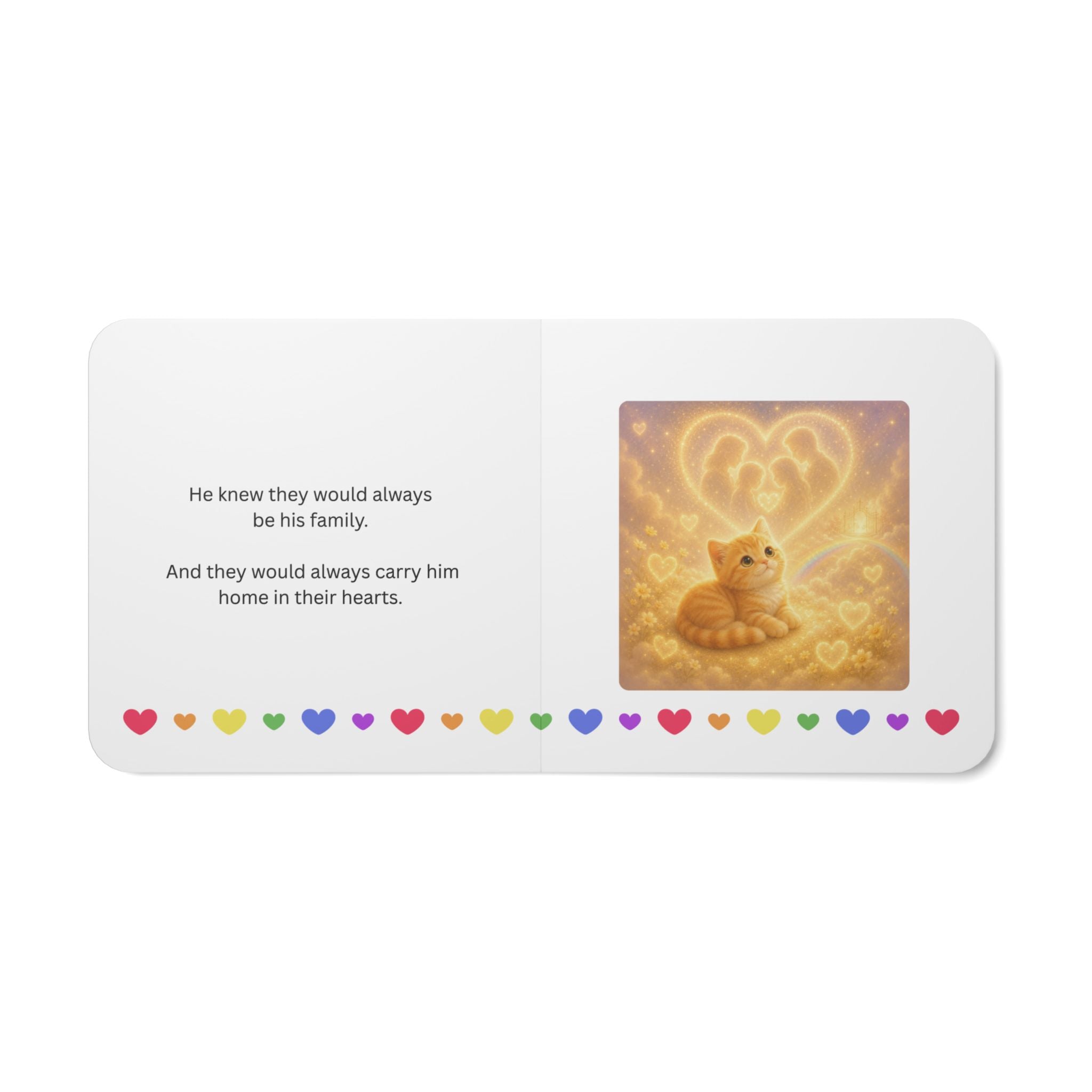 A Cat’s First Day Across the Rainbow Bridge Board Book