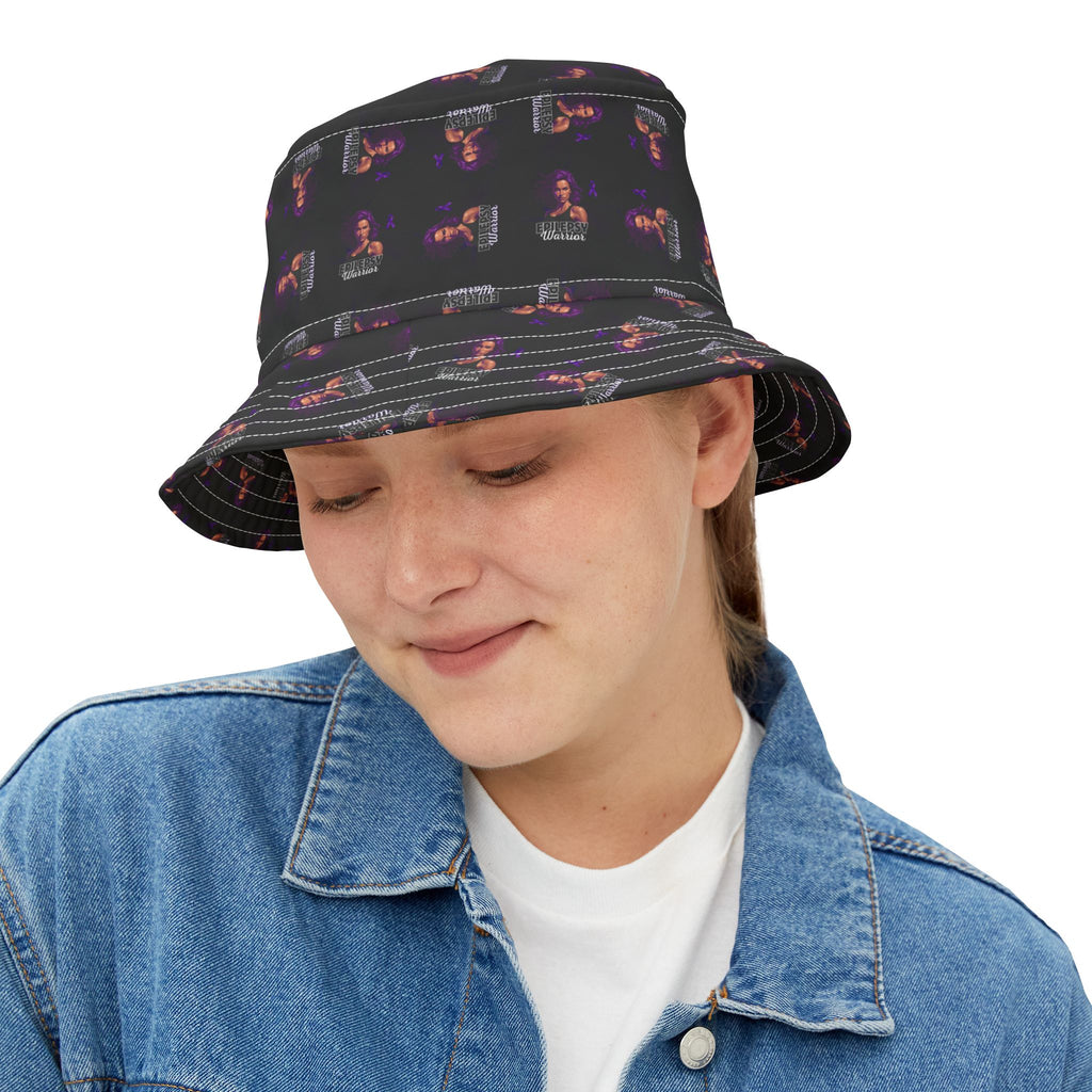 Epilepsy Warrior Woman Bucket Hat