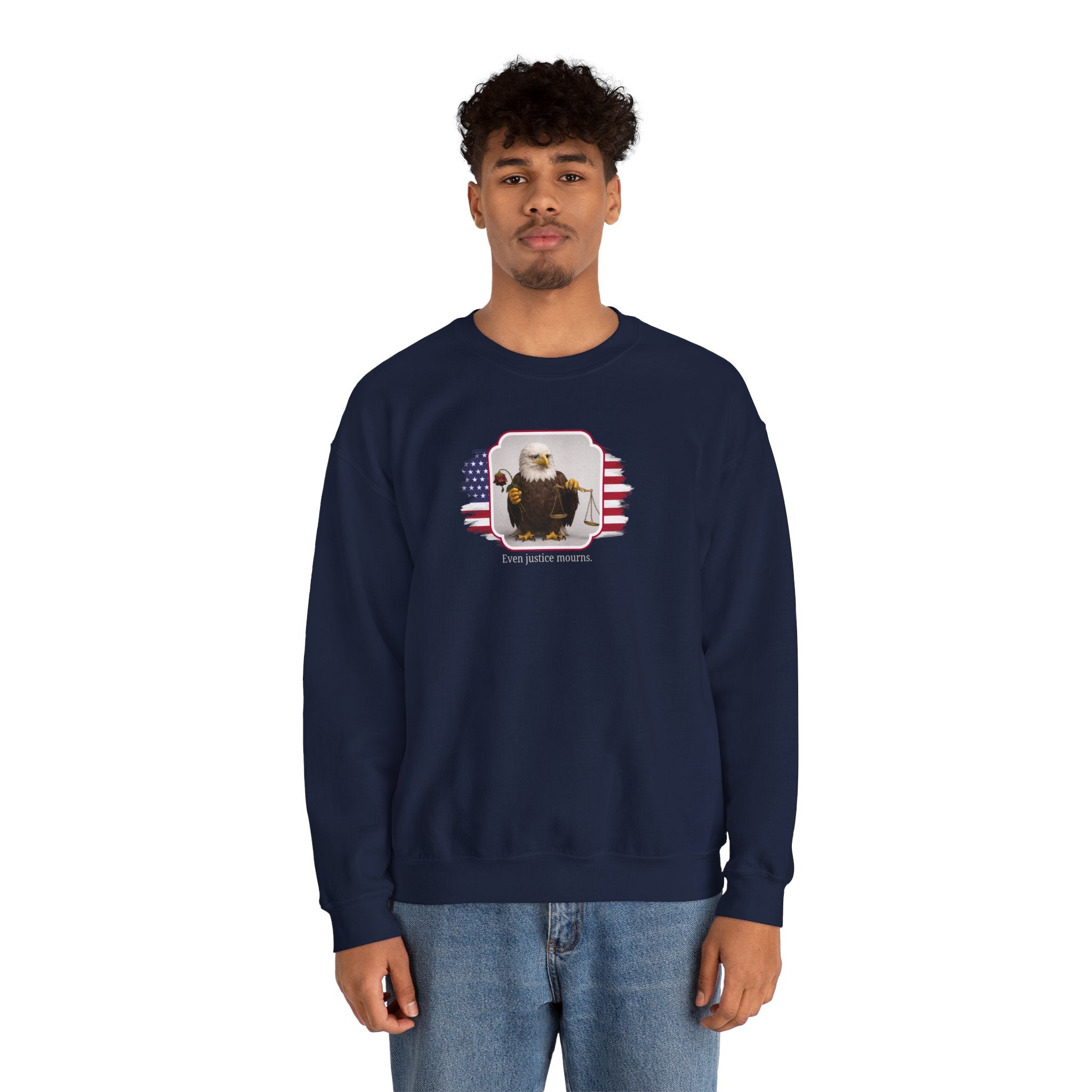 Even Justice Mourns Political Parody Sweatshirt