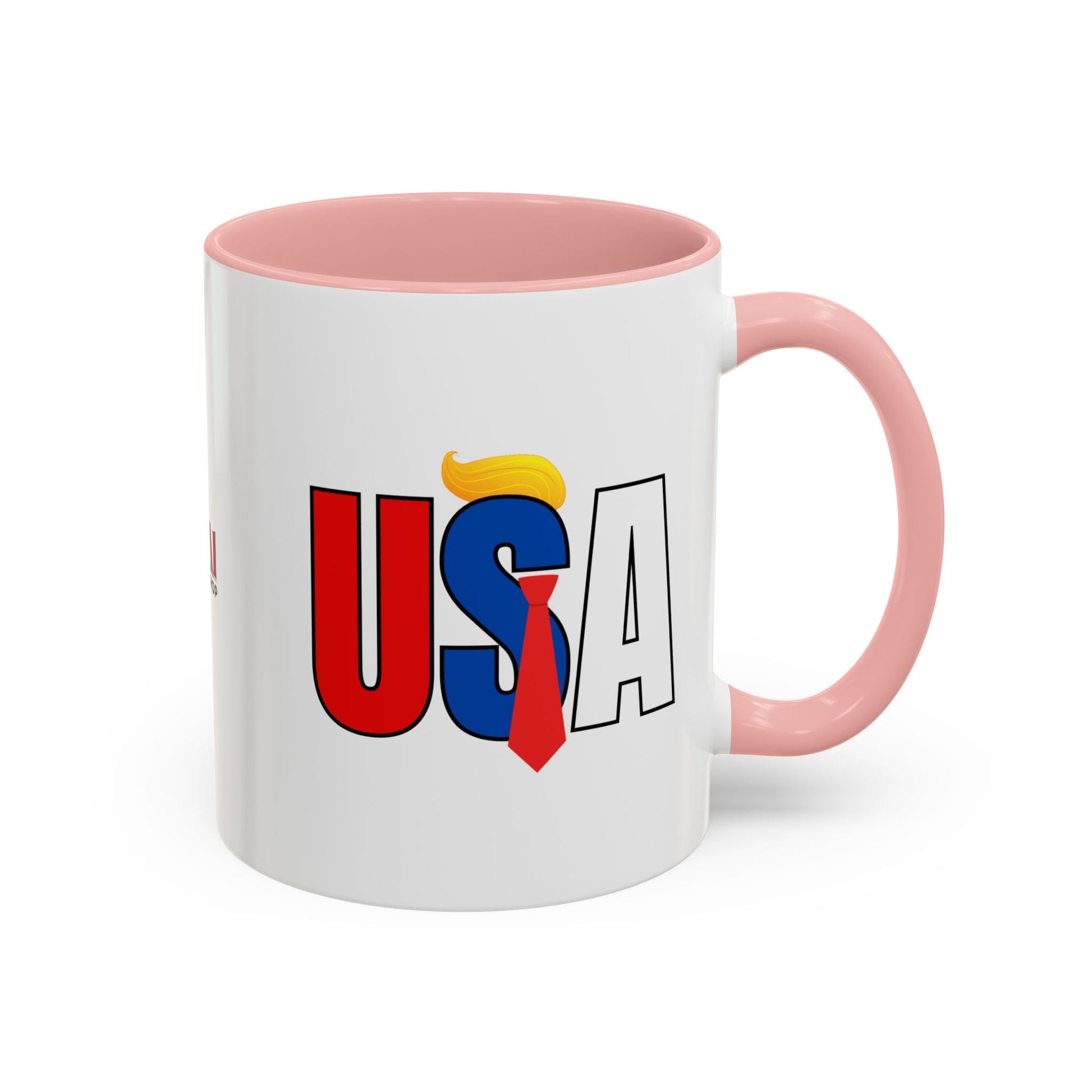 Trump USA Accent Coffee Mug Printify