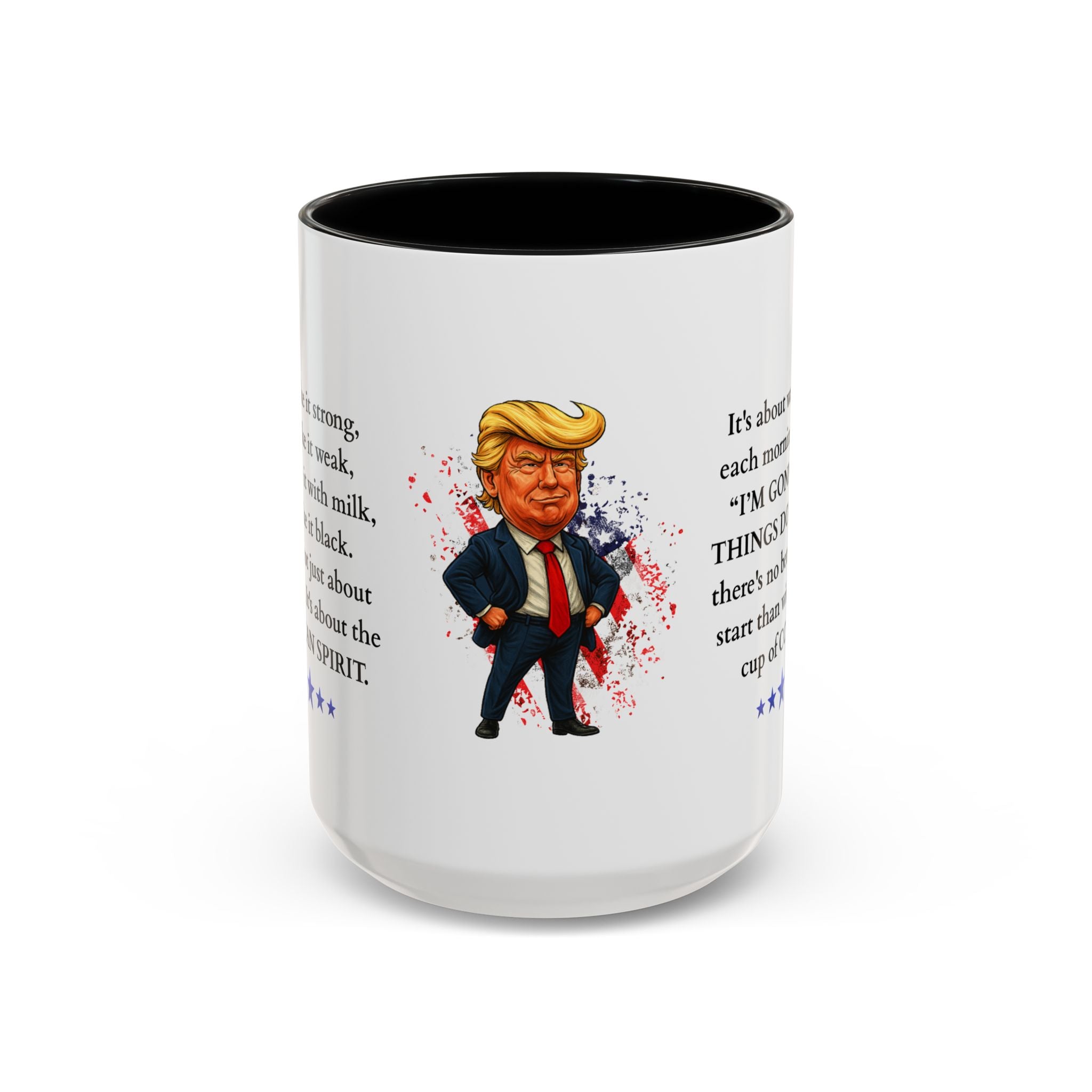 Political Parody Motivational Coffee Mug: Mocha Inspiration
