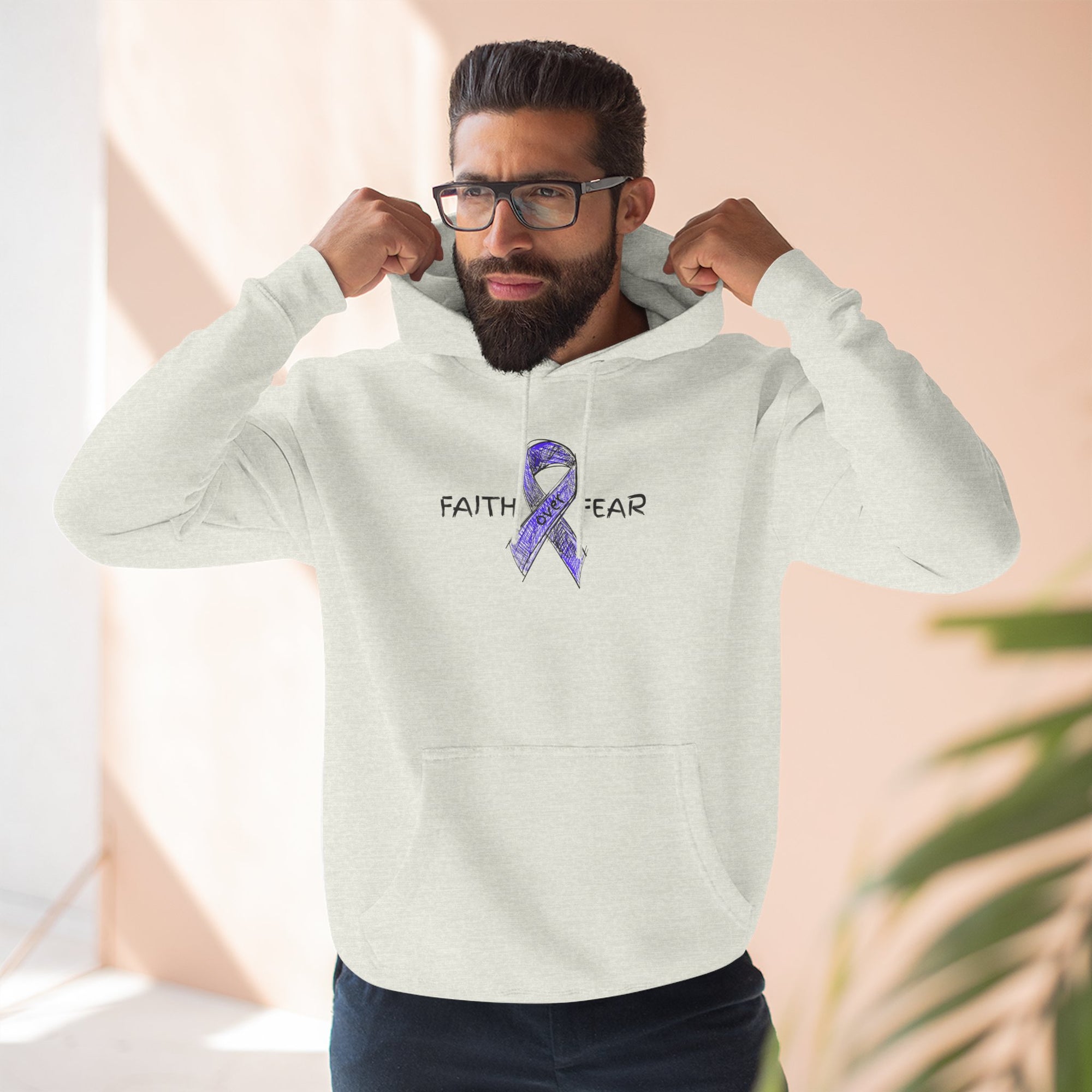 Faith Over Fear Epilepsy Awareness Hoodie