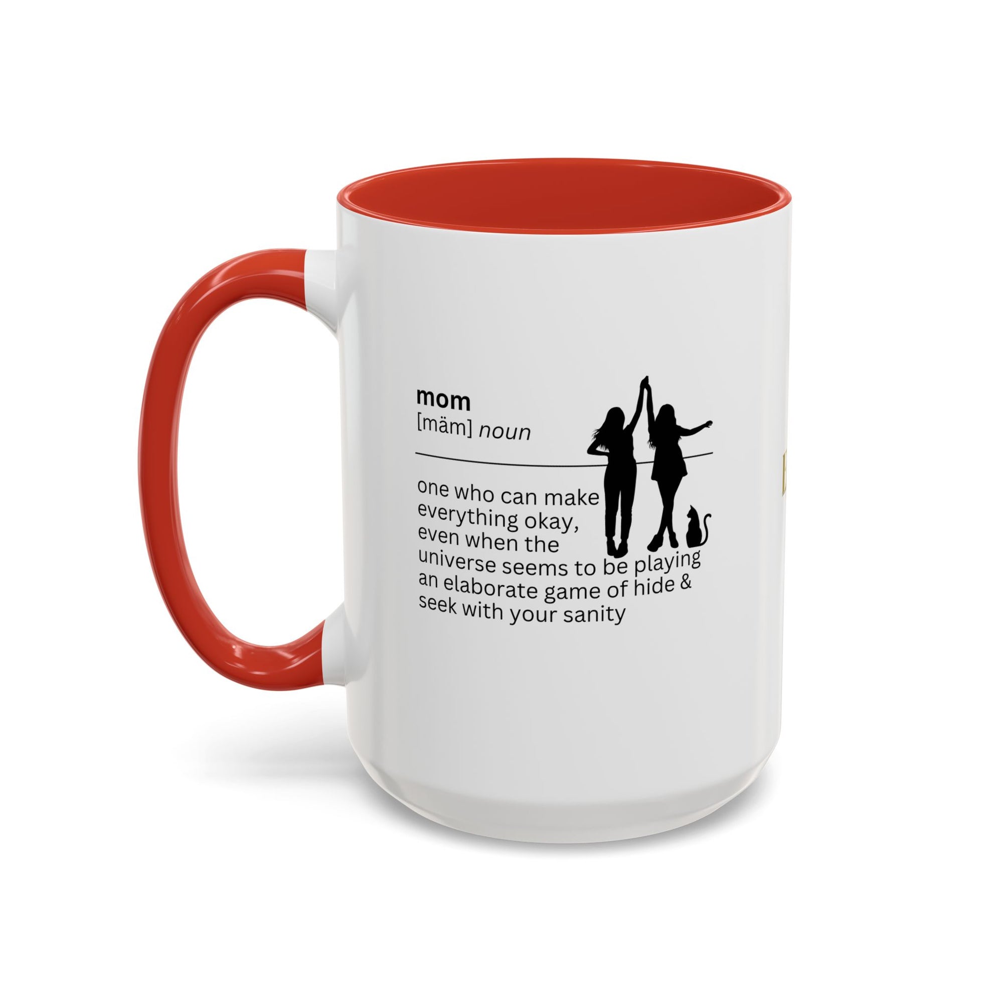 Mom Okay Accent Coffee Mug - Perfect Gift for Moms