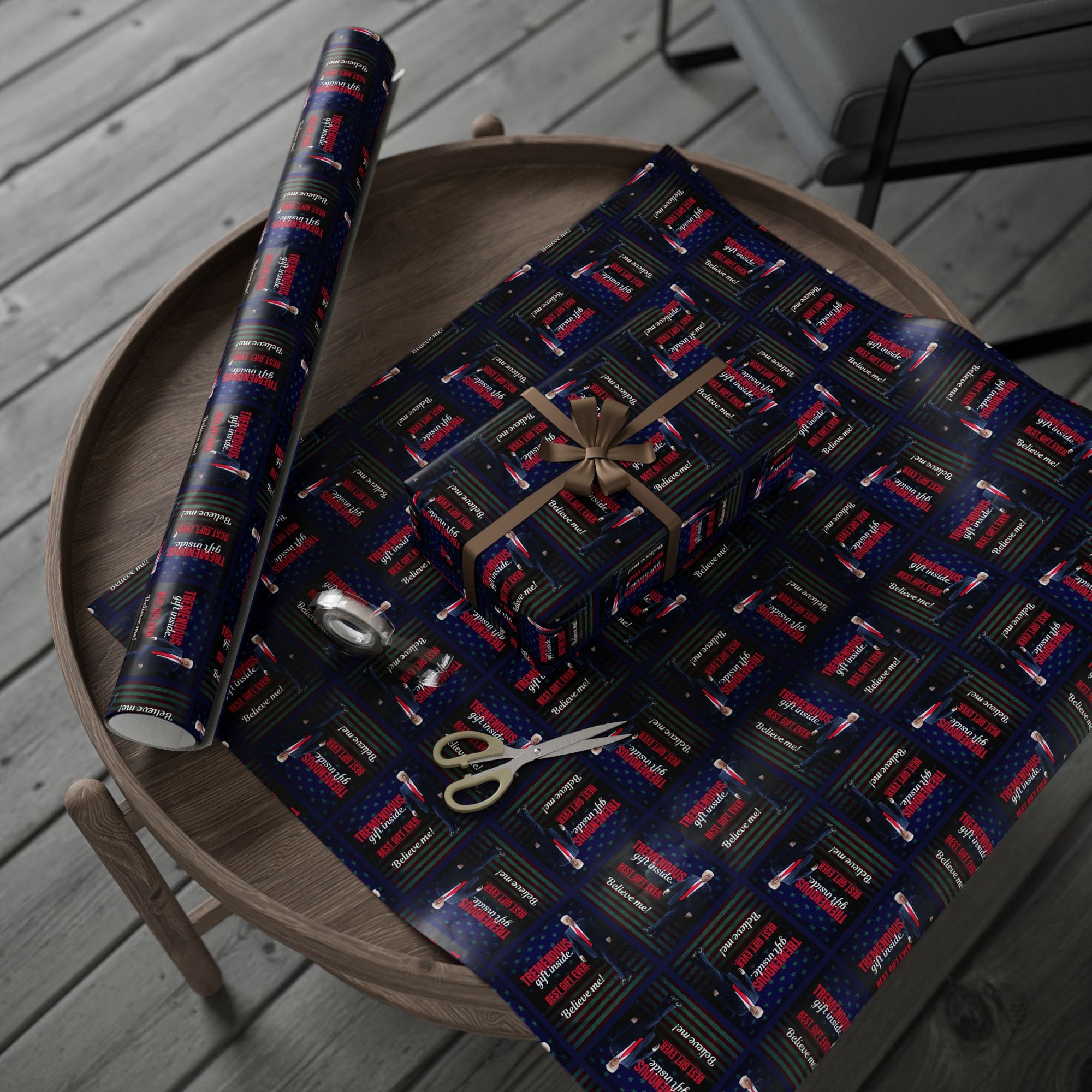 Trump Best Gift Ever Patterned Wrapping Paper