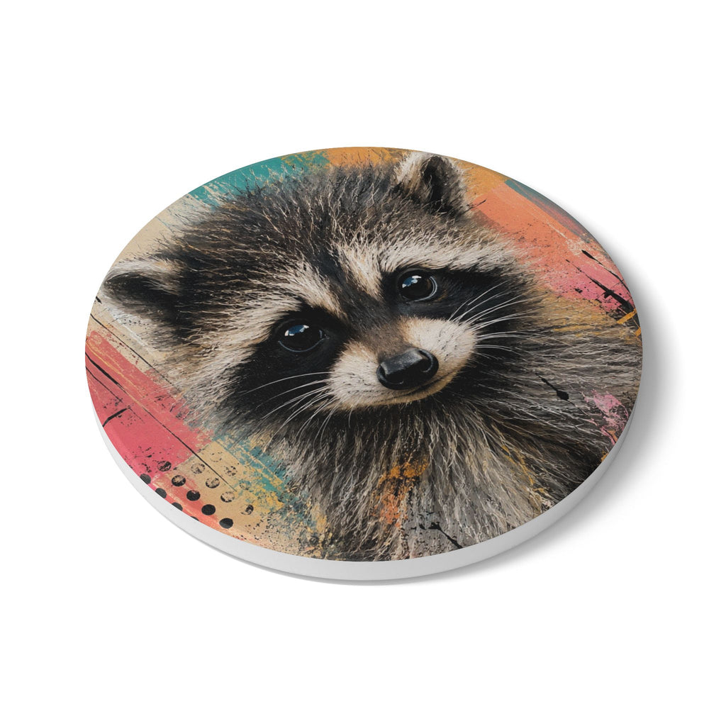 Jimothy Raccoon Ceramic Coaster