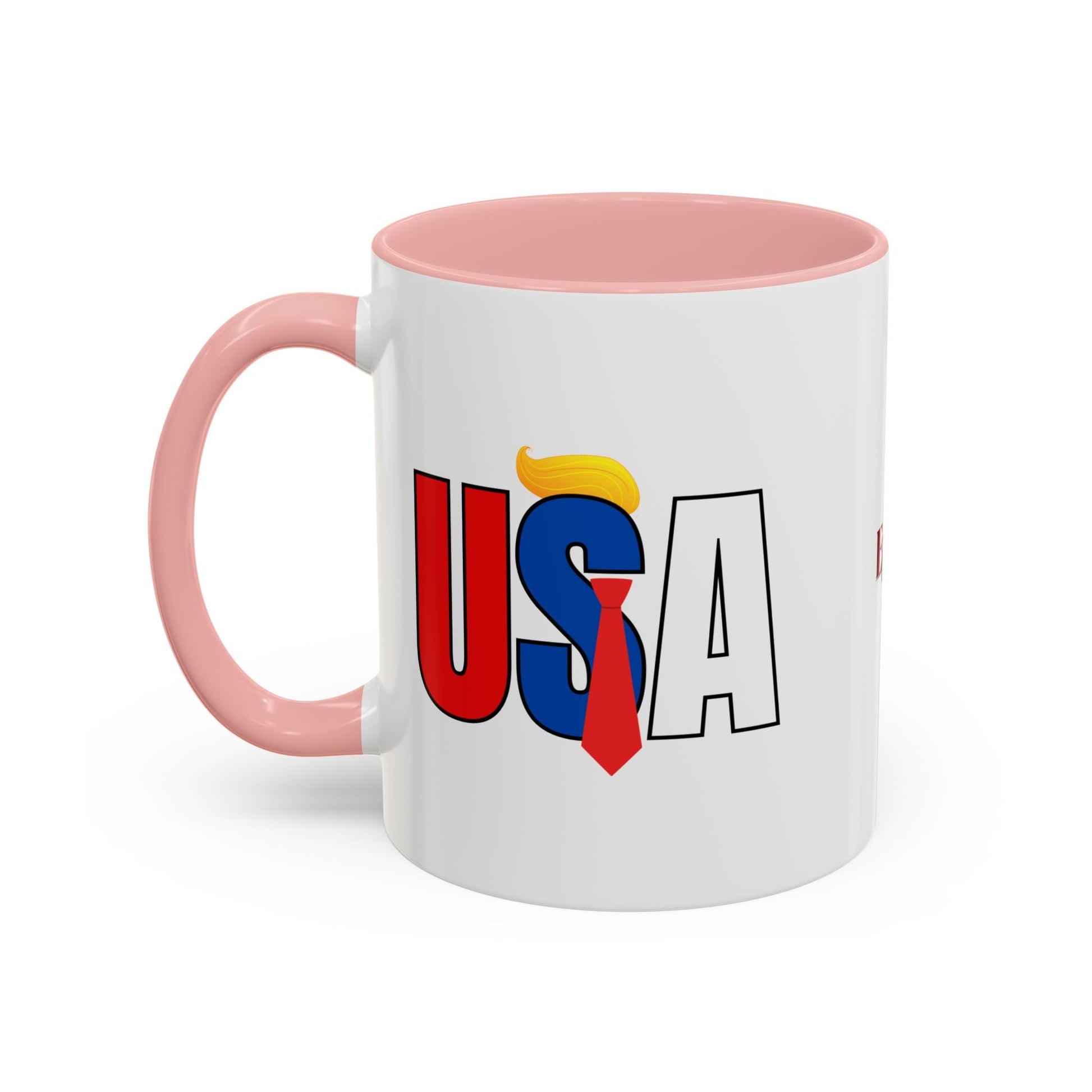 Trump USA Accent Coffee Mug Printify