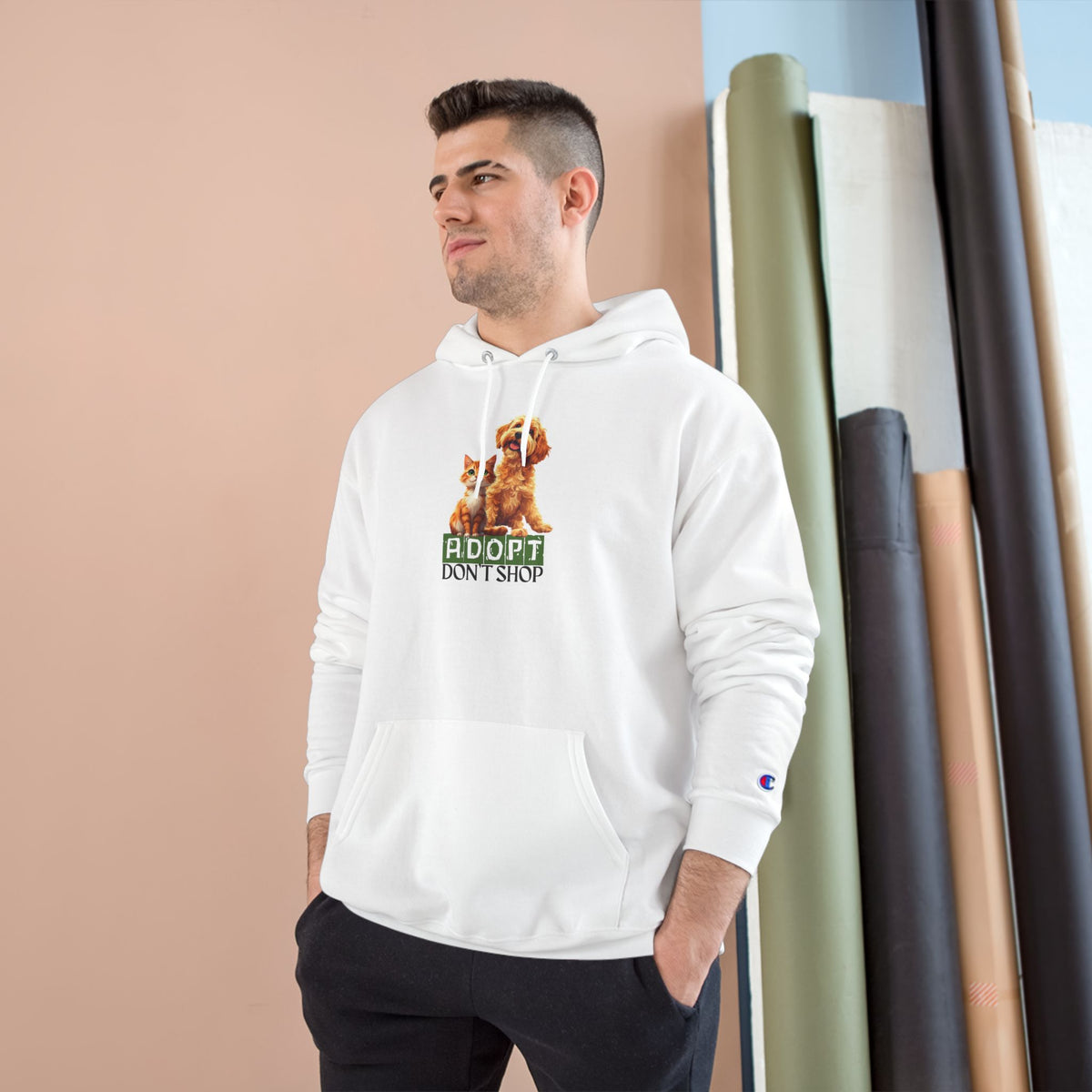 Adopt Don't Shop Pet Lover Hoodie