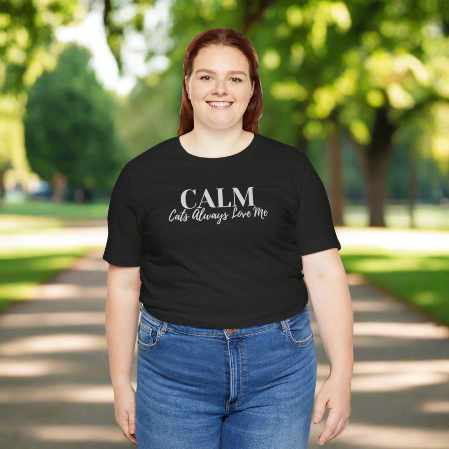 CALM Unisex Jersey Short Sleeve Tee - T - Shirt - Epileptic Al’s Shop