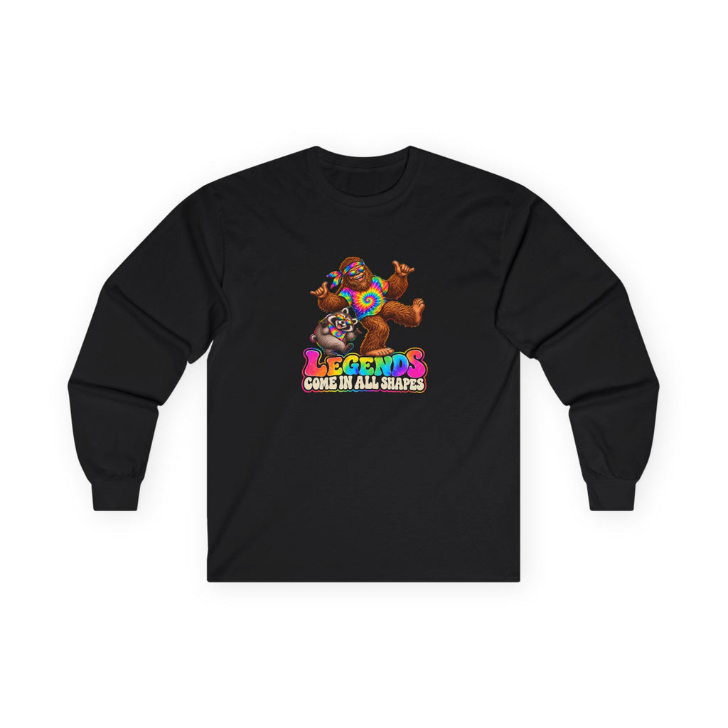 Legends Come in All Shapes | Bigfoot & Jimothy Retro Long-Sleeve Tee
