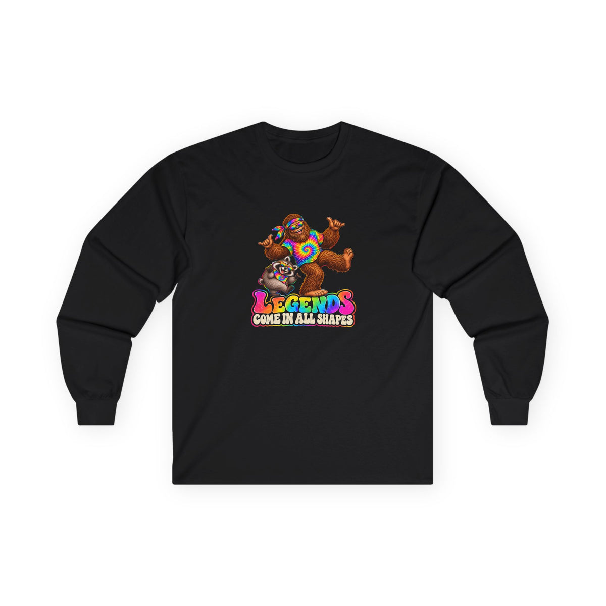 Legends Come in All Shapes | Bigfoot & Jimothy Retro Long-Sleeve Tee