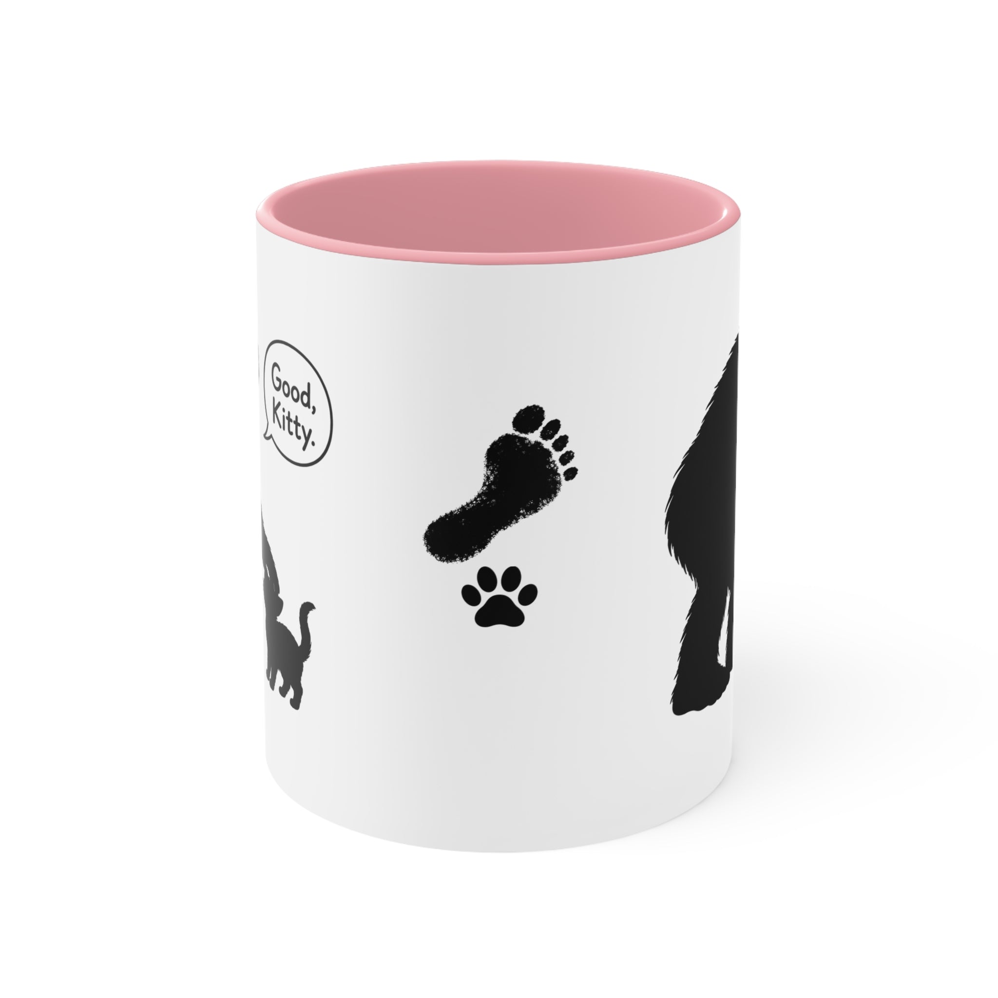 Sasquatch & Cat “Good, Kitty” Accent Mug