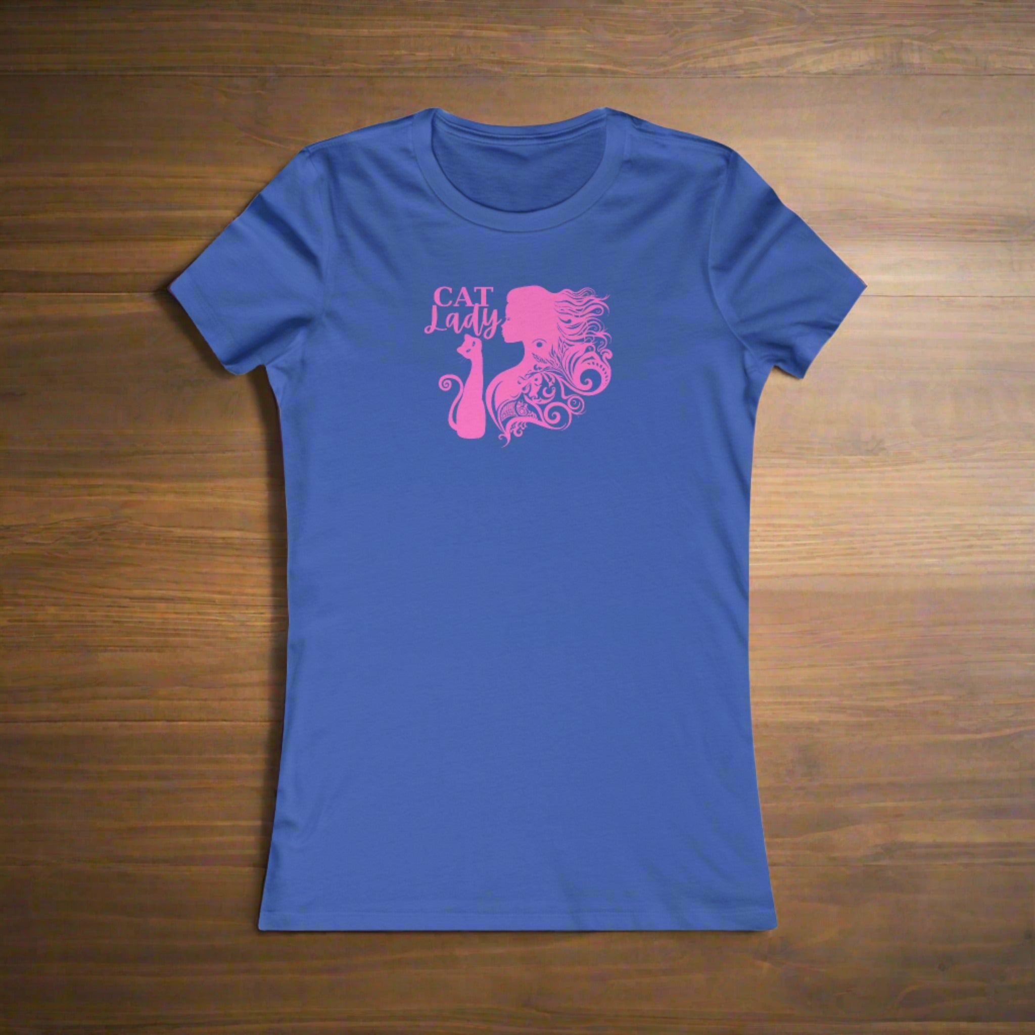 Curly Cat Lady Women's Favorite Tee - EpiAl's Shop