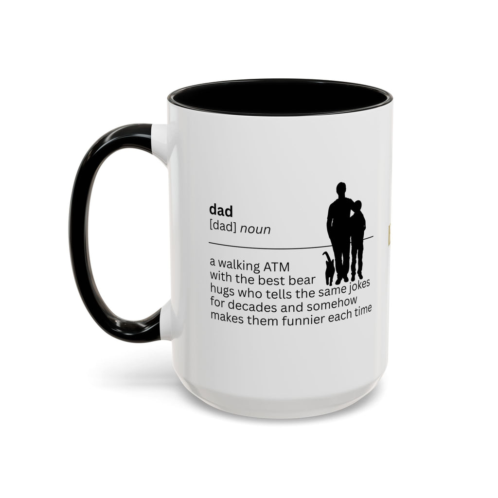Dad ATM Accent Coffee Mug - Perfect Gift for Dads