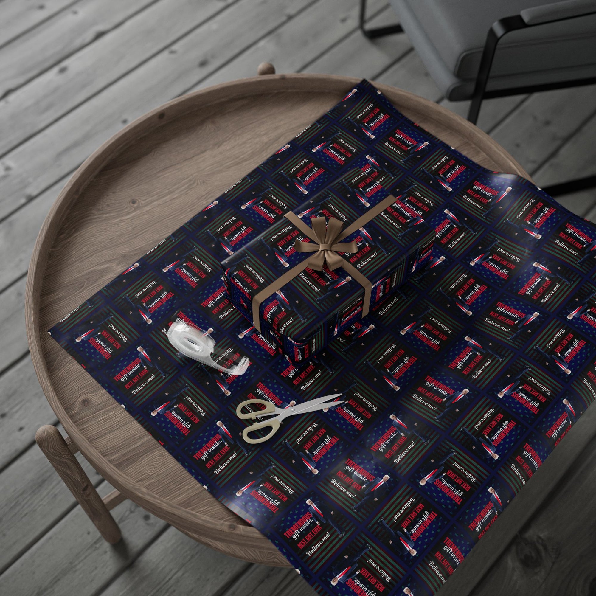 Trump Best Gift Ever Patterned Wrapping Paper