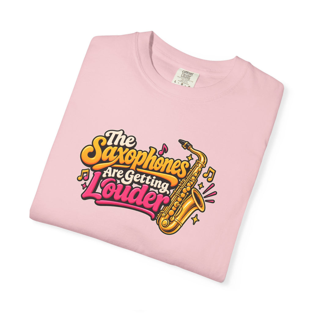The Saxophones Are Getting Louder Retro Graphic Tee | Viral IYKYK Shirt
