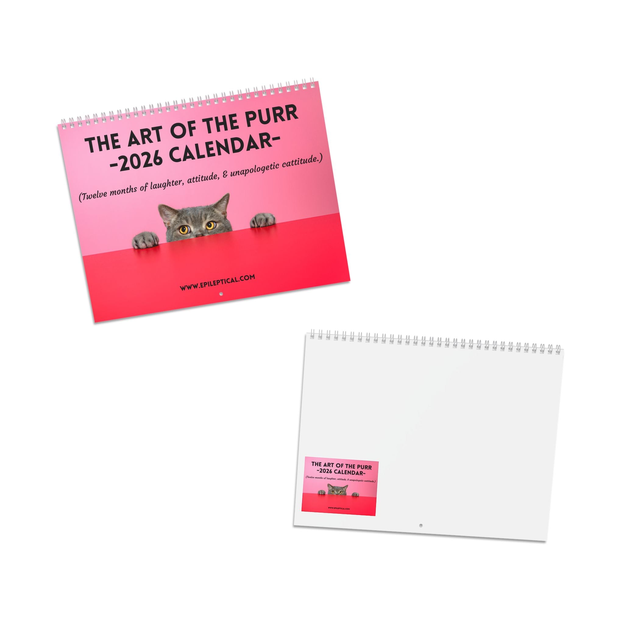 2026 The Art of the Purr Calendar - The Best Year, Folks!