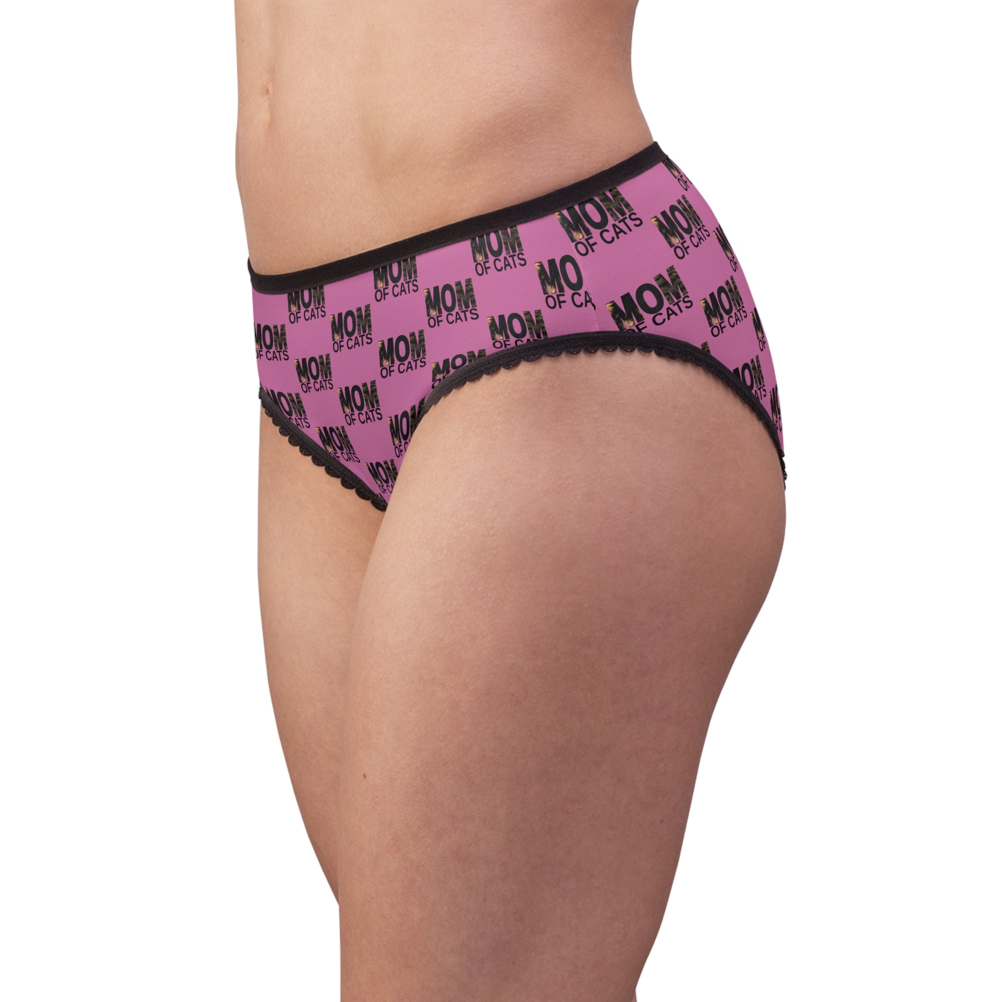 Funny Cat Lover Women's Briefs - Mom of Cats Underwear