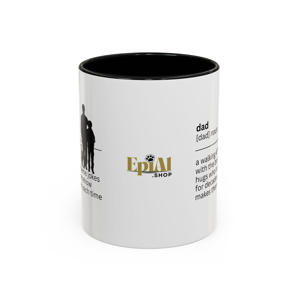 Dad ATM Accent Coffee Mug - Perfect Gift for Dads