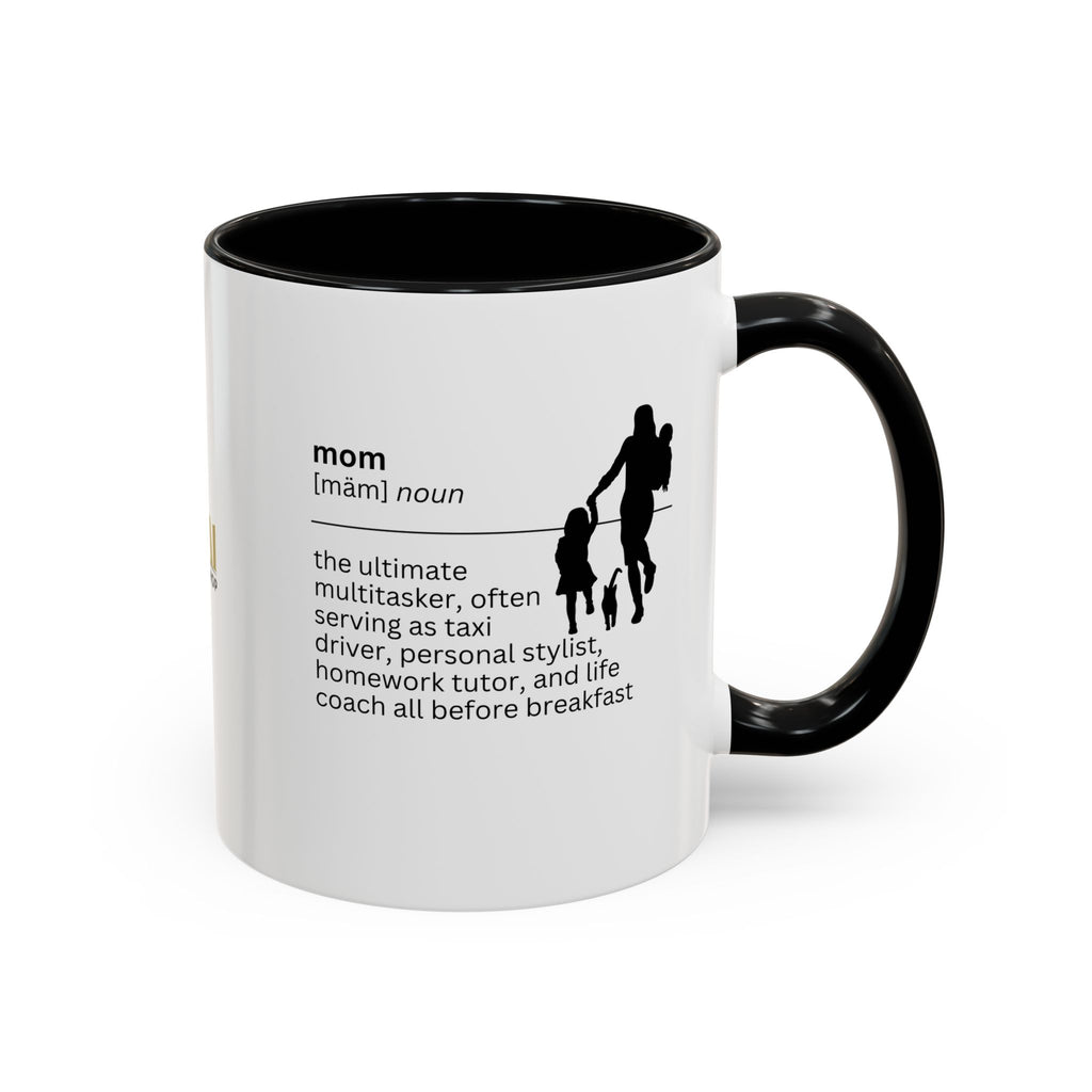 Mom Multitasker Accent Coffee Mug - Perfect Gift for Moms
