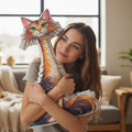 Long Cat Energy Shaped Pillow – Extra Huggable, Mildly Judgmental