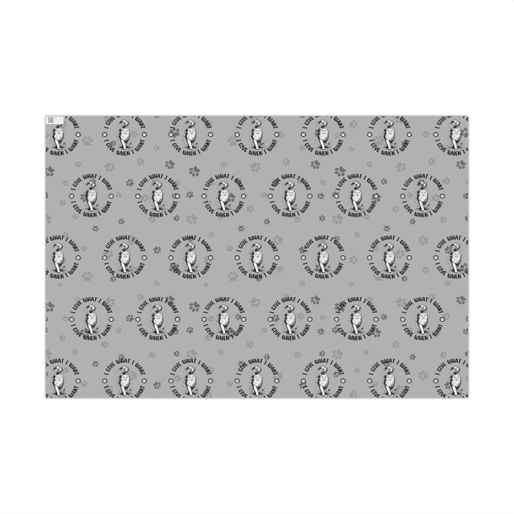 I Give What I Want – Cat Lover Gift Wrap (All-Occasion)