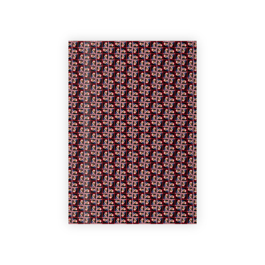 Santa Trump Gift Wrapping Paper Rolls, 1pc
