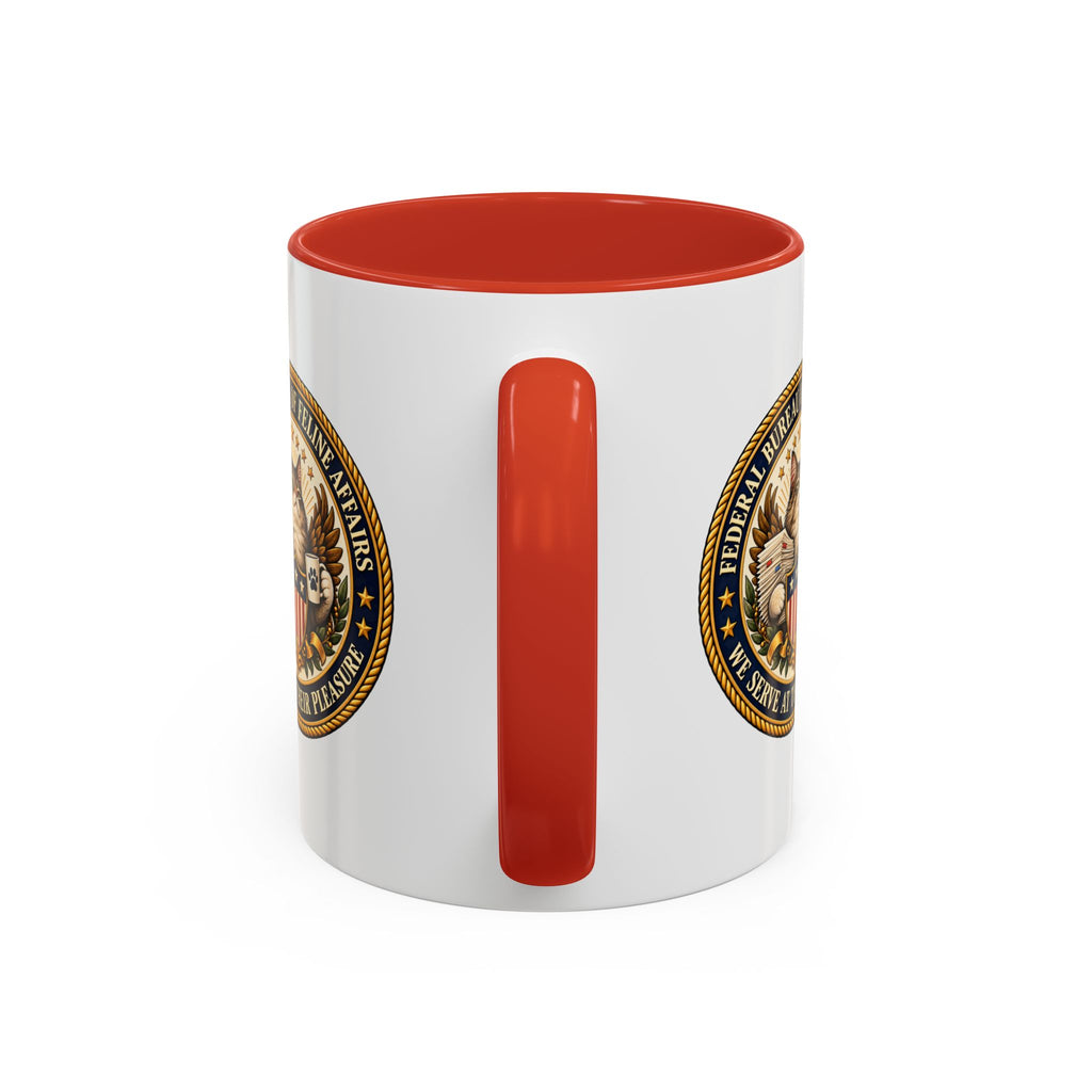 Federal Bureau of Feline Affairs Mug | Funny Cat Government Parody Coffee Cup | 11oz & 15oz