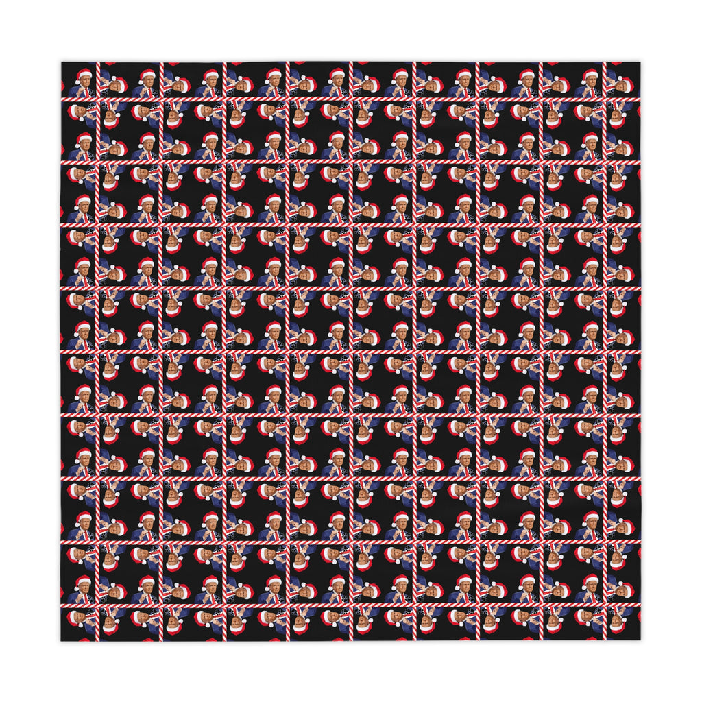 Santa Trump Novelty Christmas Tablecloth
