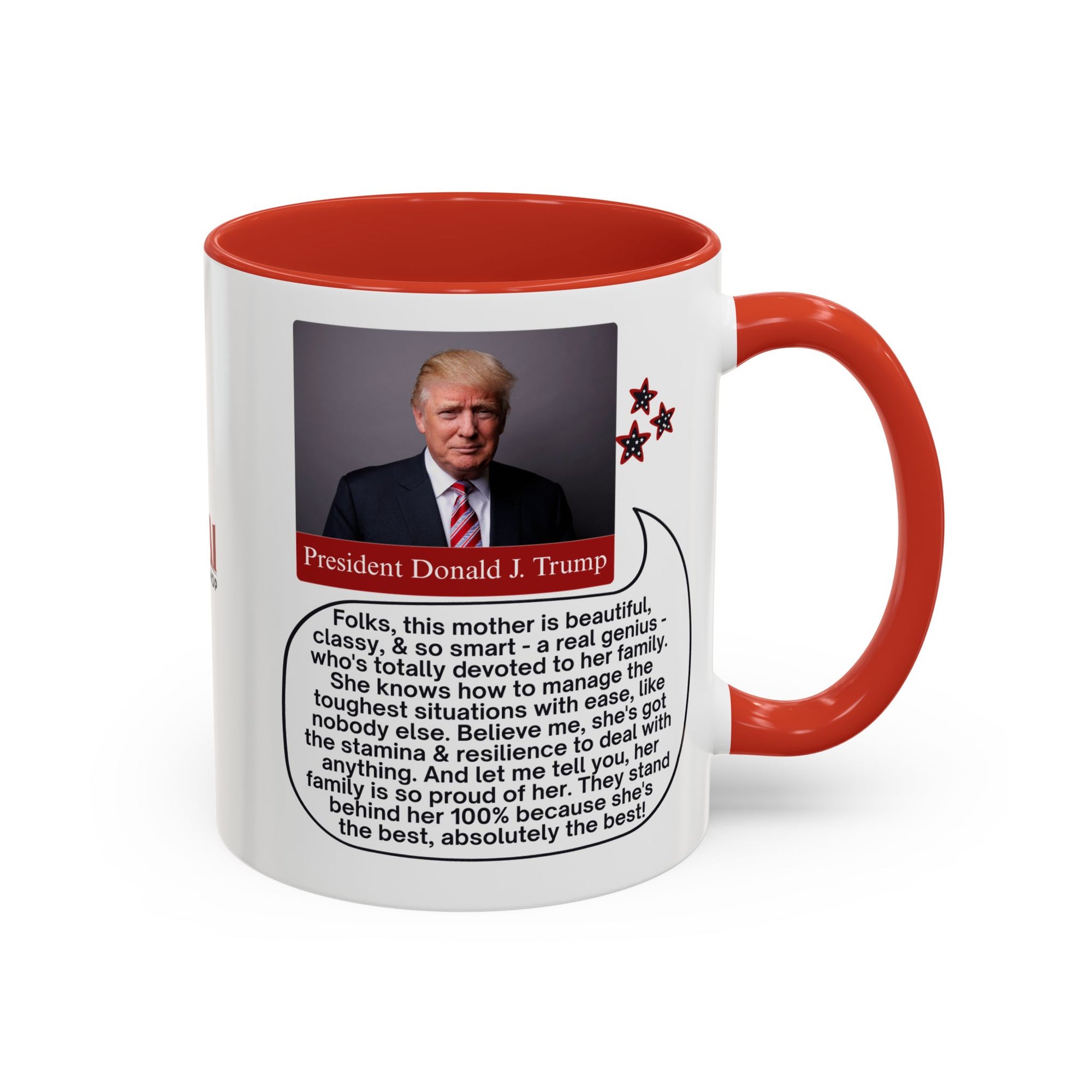 Mothers' Day Coffee Mug featuring President Donald J. Trump