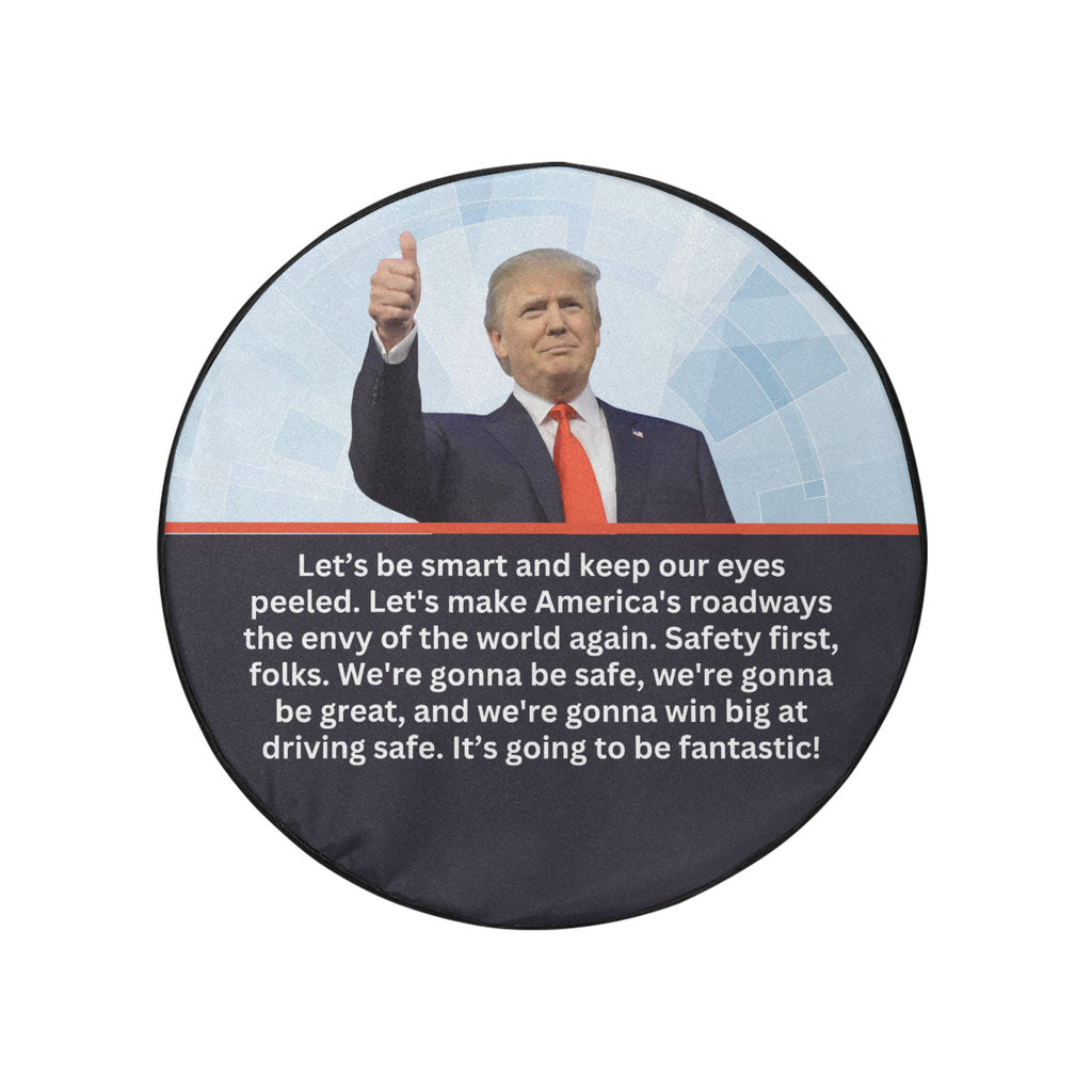 Trump Safe Spare Tire Cover (Medium)(16")