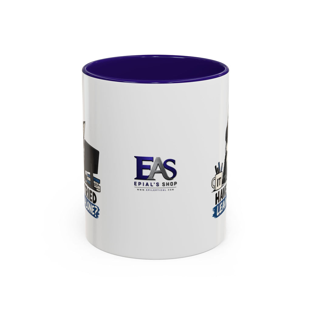 Have You Tried Leaving Me Alone? IT Cat Mug | Funny Office & Tech Support Coffee Mug