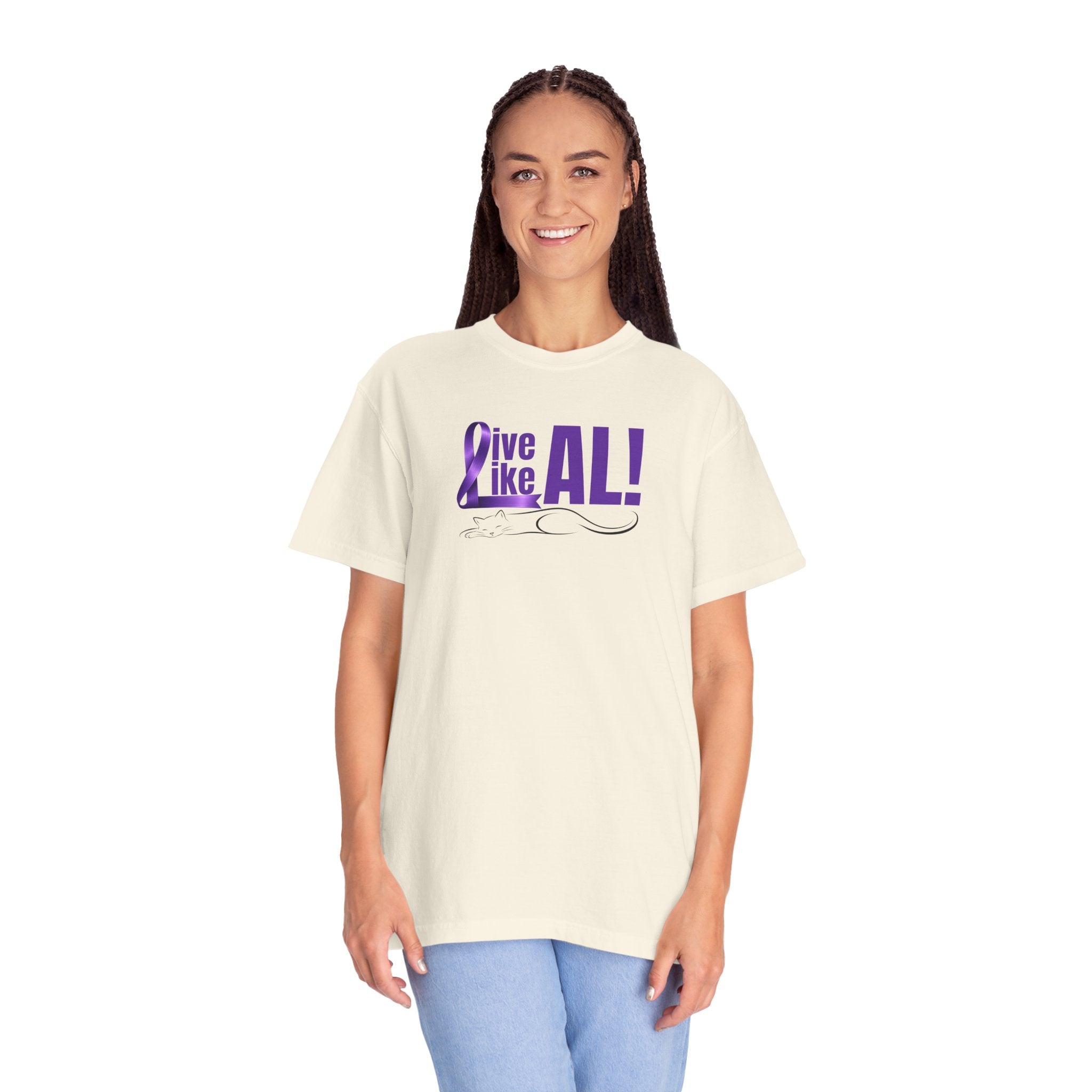 Live Like AL T-Shirt – Epilepsy Awareness Cat Tee