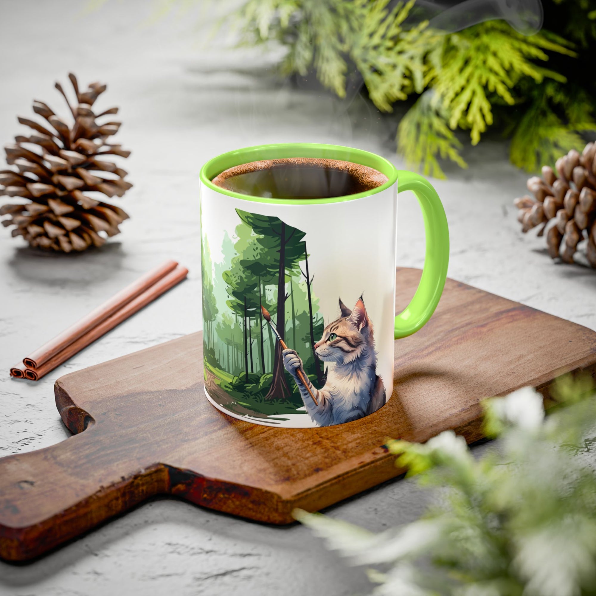 Happy Little Trees Colorful Mug