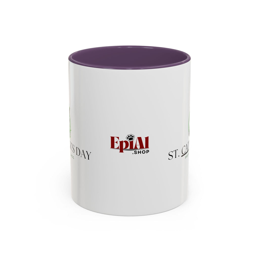 St. Patrick's Day Cat Coffee Mug - Proud Cat Lass Design Printify