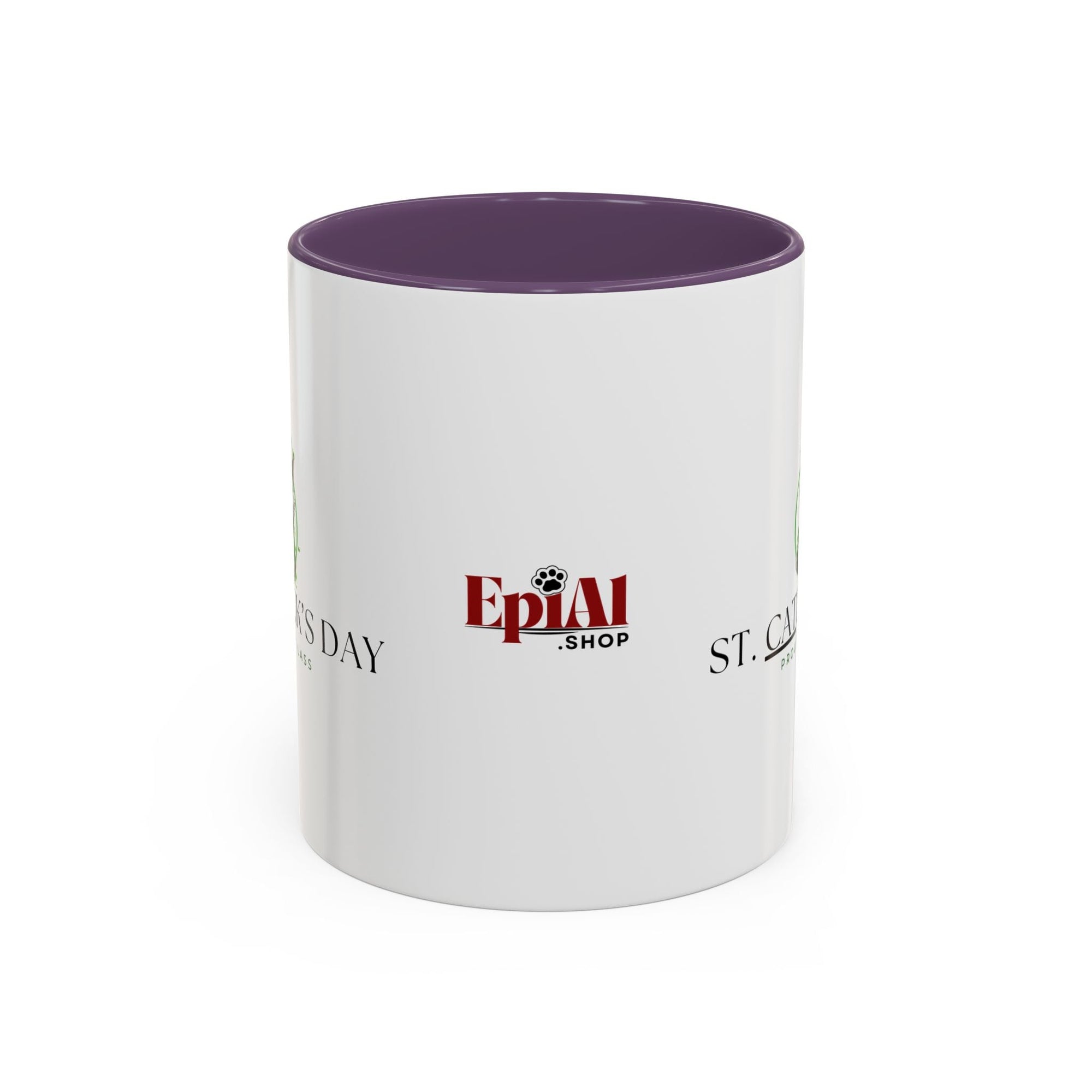 St. Patrick's Day Cat Coffee Mug - Proud Cat Lass Design Printify