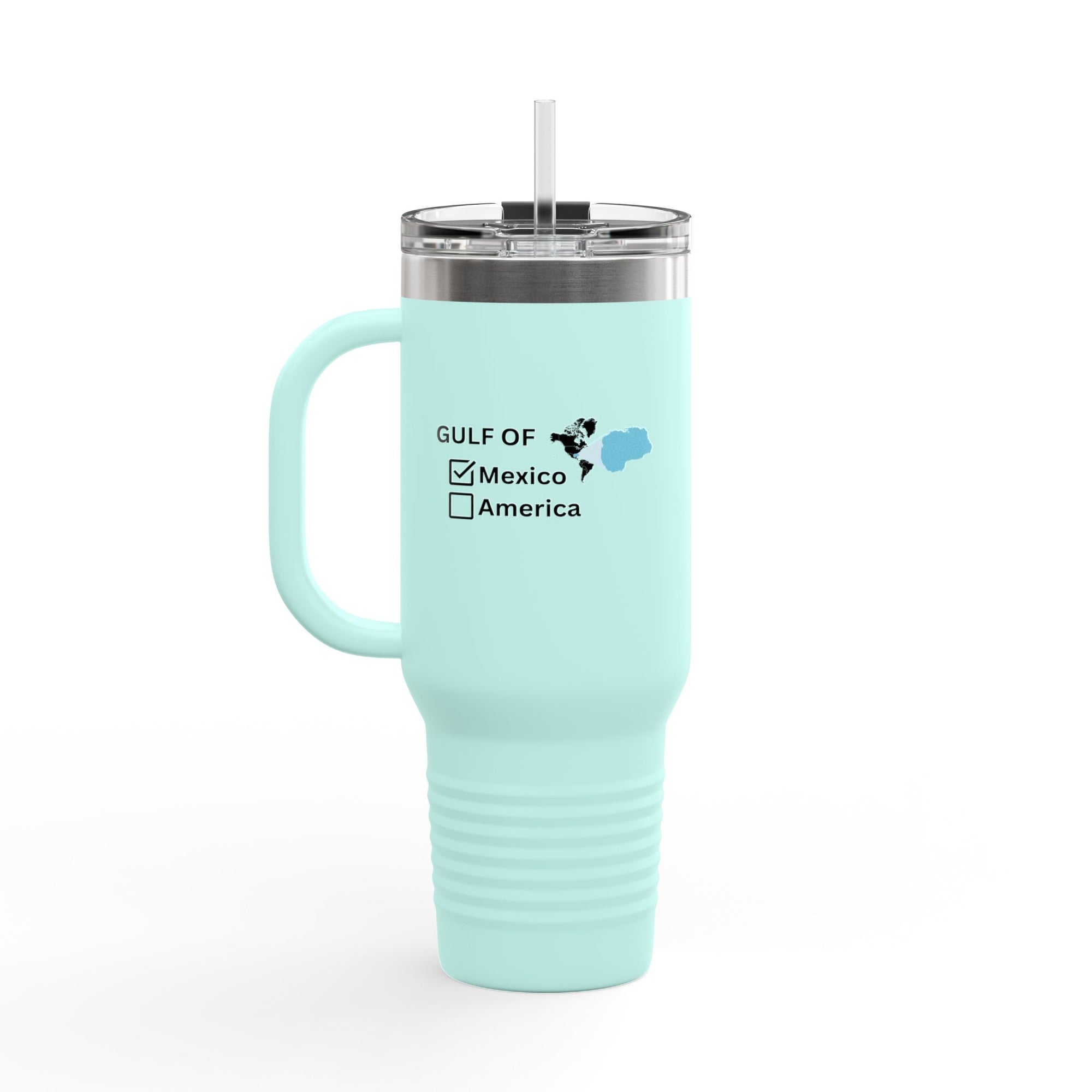 Gulf of Mexico Checkbox Insulated Travel Mug - 40oz